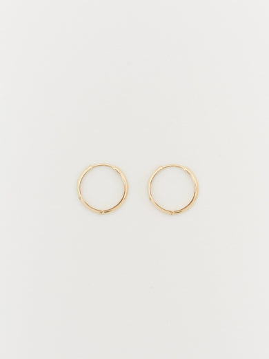 14K Large Huggie Hoops