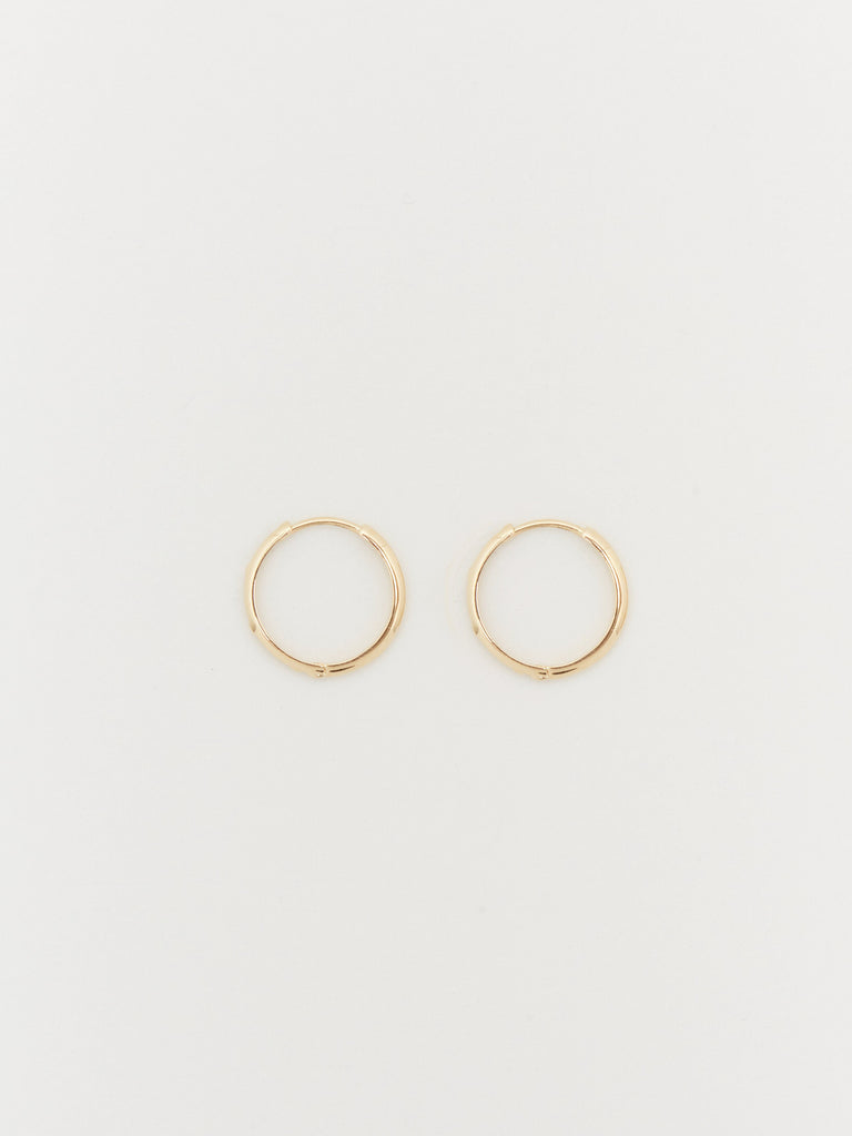 14K Large Huggie Hoops