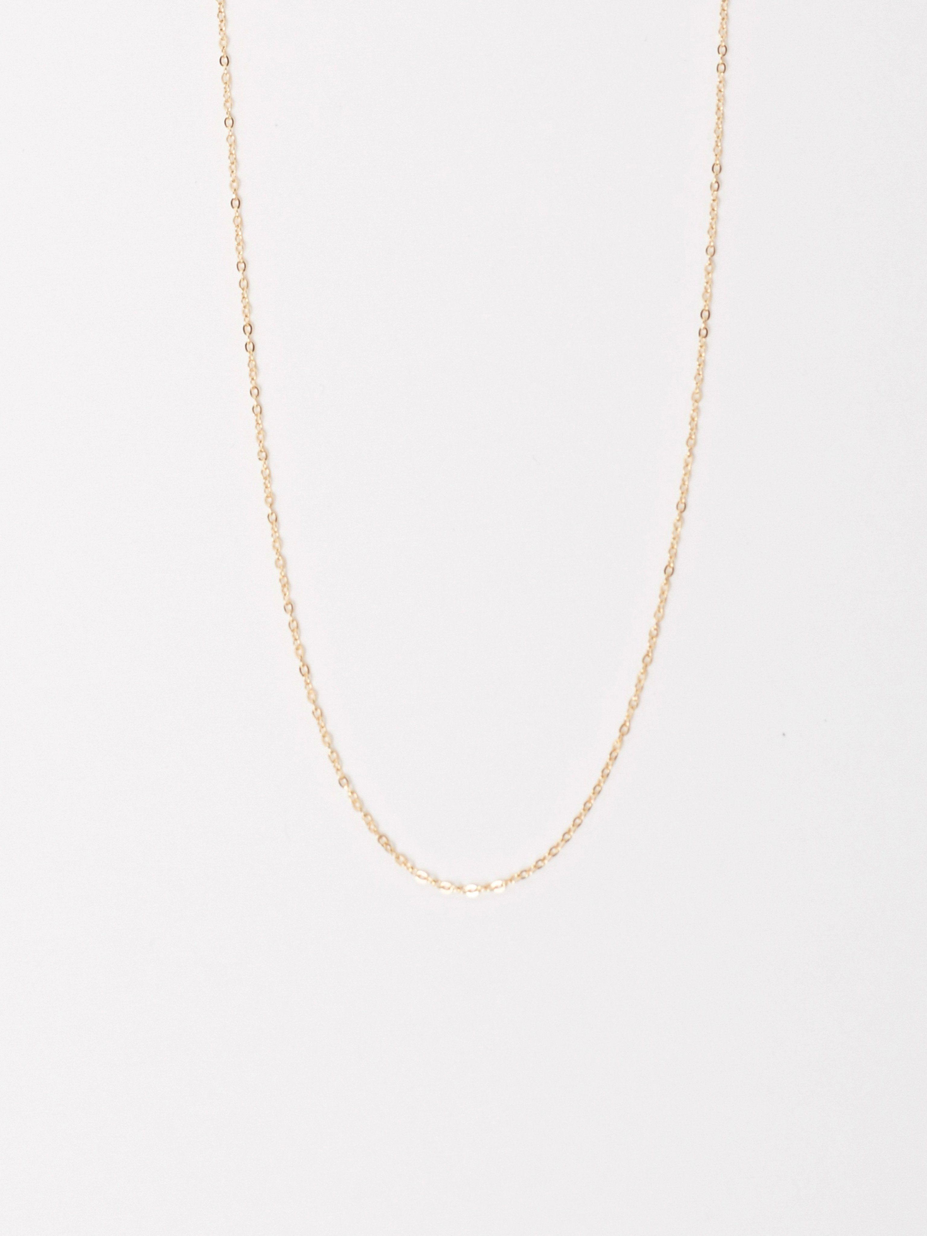 Cropped flat lay of 16" + 2" Simple Necklace Necklace bagatiba 