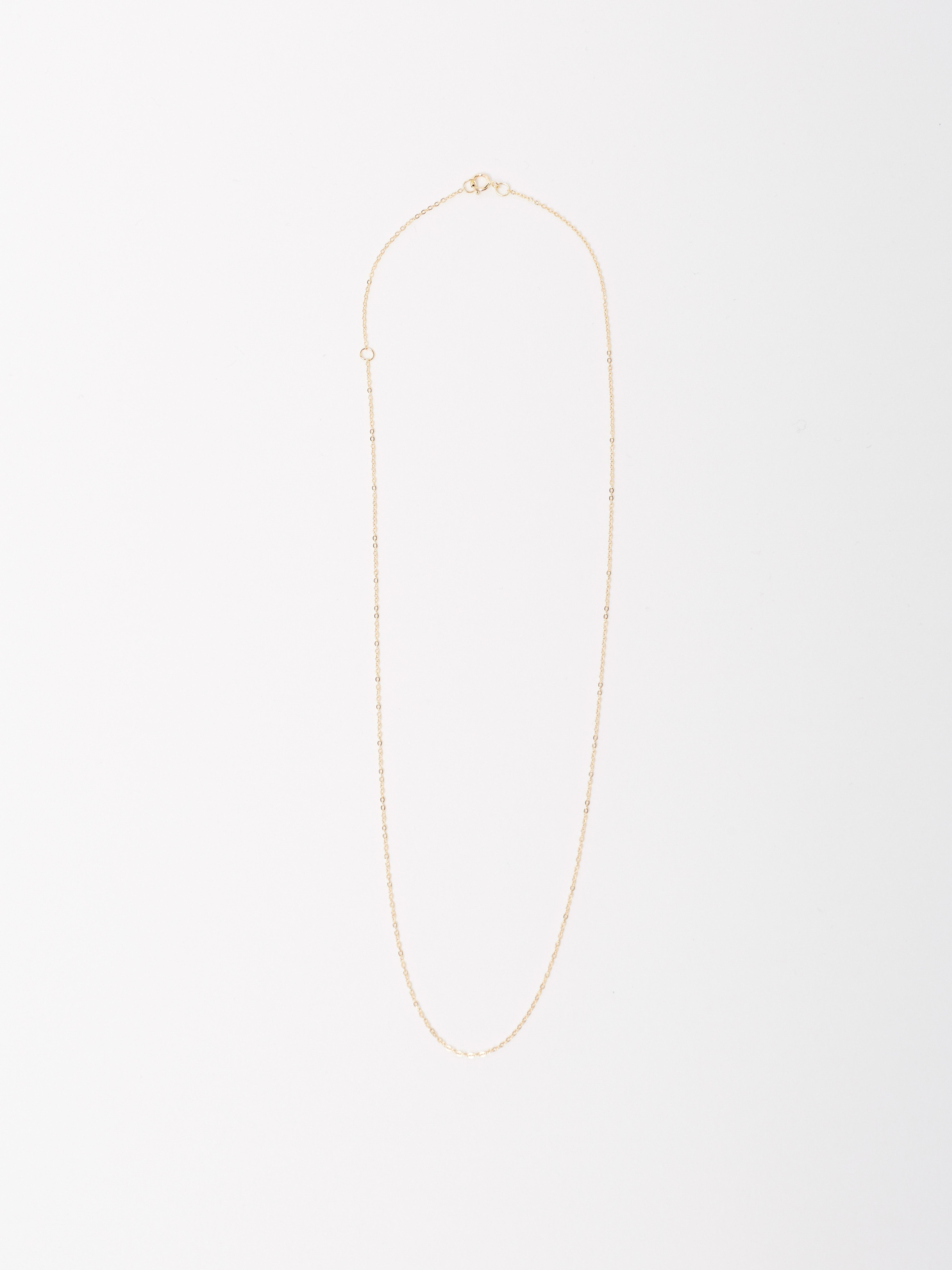 Full view flat lay of 16" + 2" Simple Necklace Necklace bagatiba 