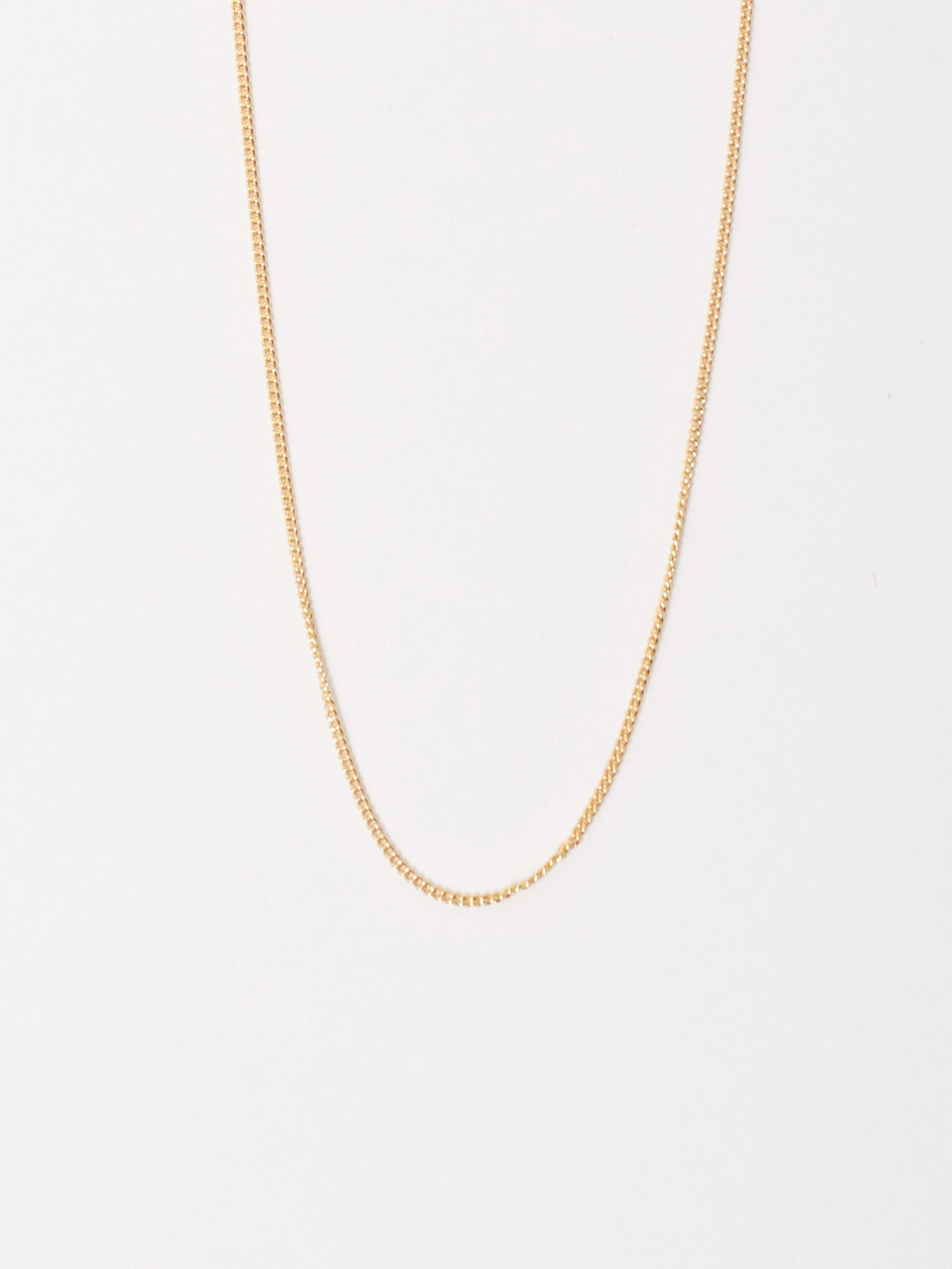 Close up flat lay of 18" Spiral Necklace Necklace bagatiba 