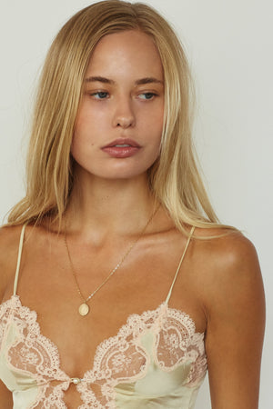 20" Pray For Mary Oval Necklace - rollover