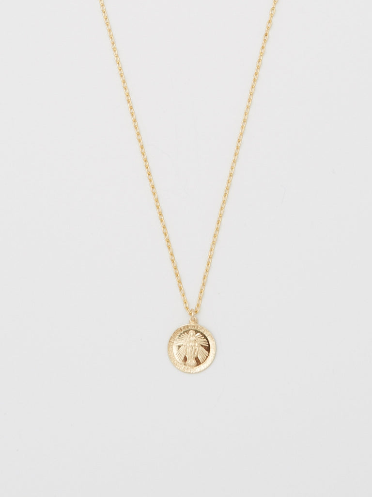 20" Pray For Mary Oval Necklace