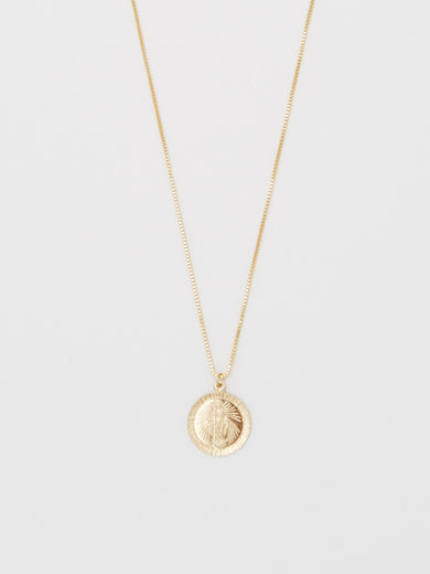 22" Pray For Mary Square Necklace