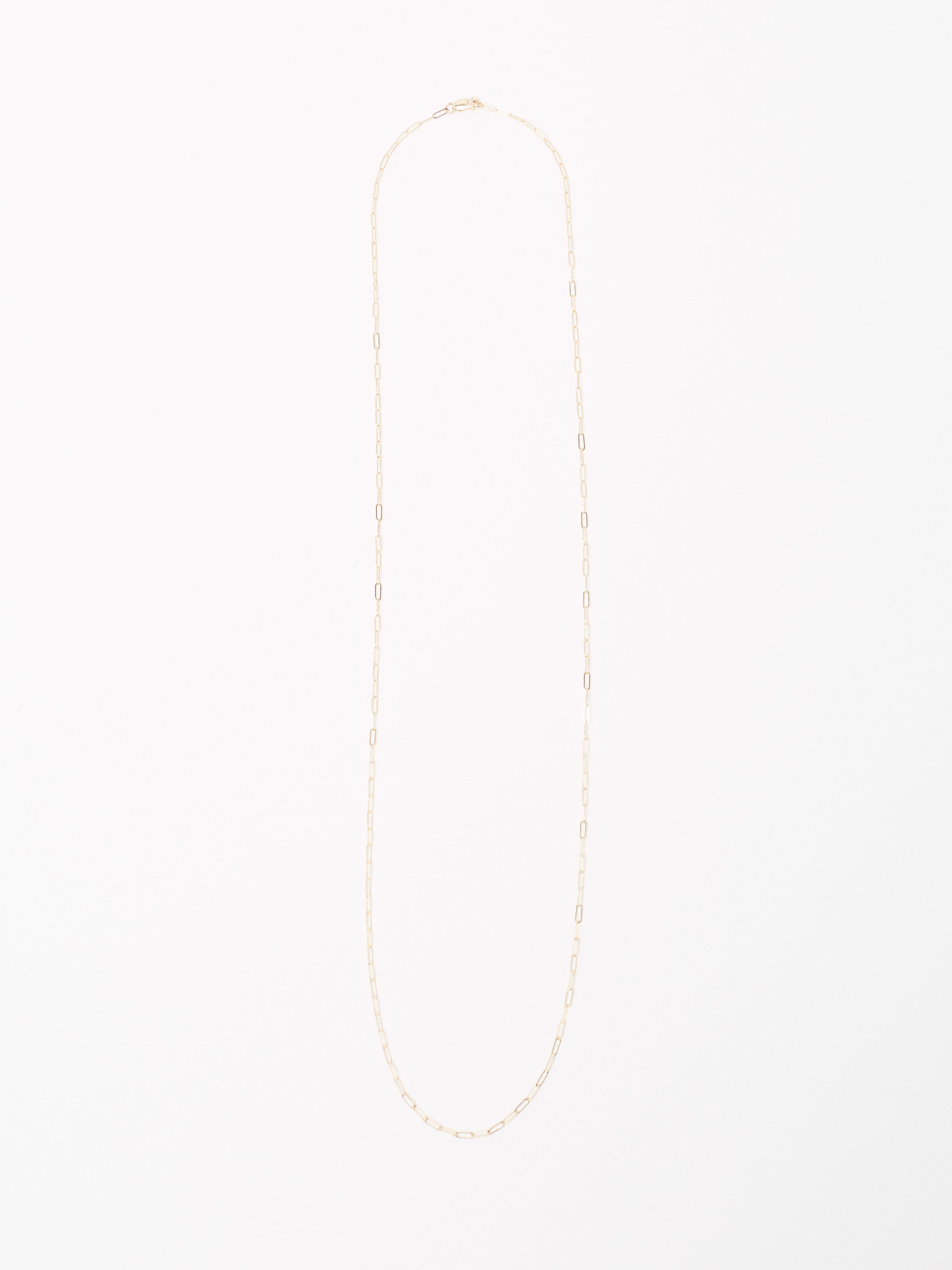 Full view flat lay 26" Link Chain Necklace Necklace bagatiba 