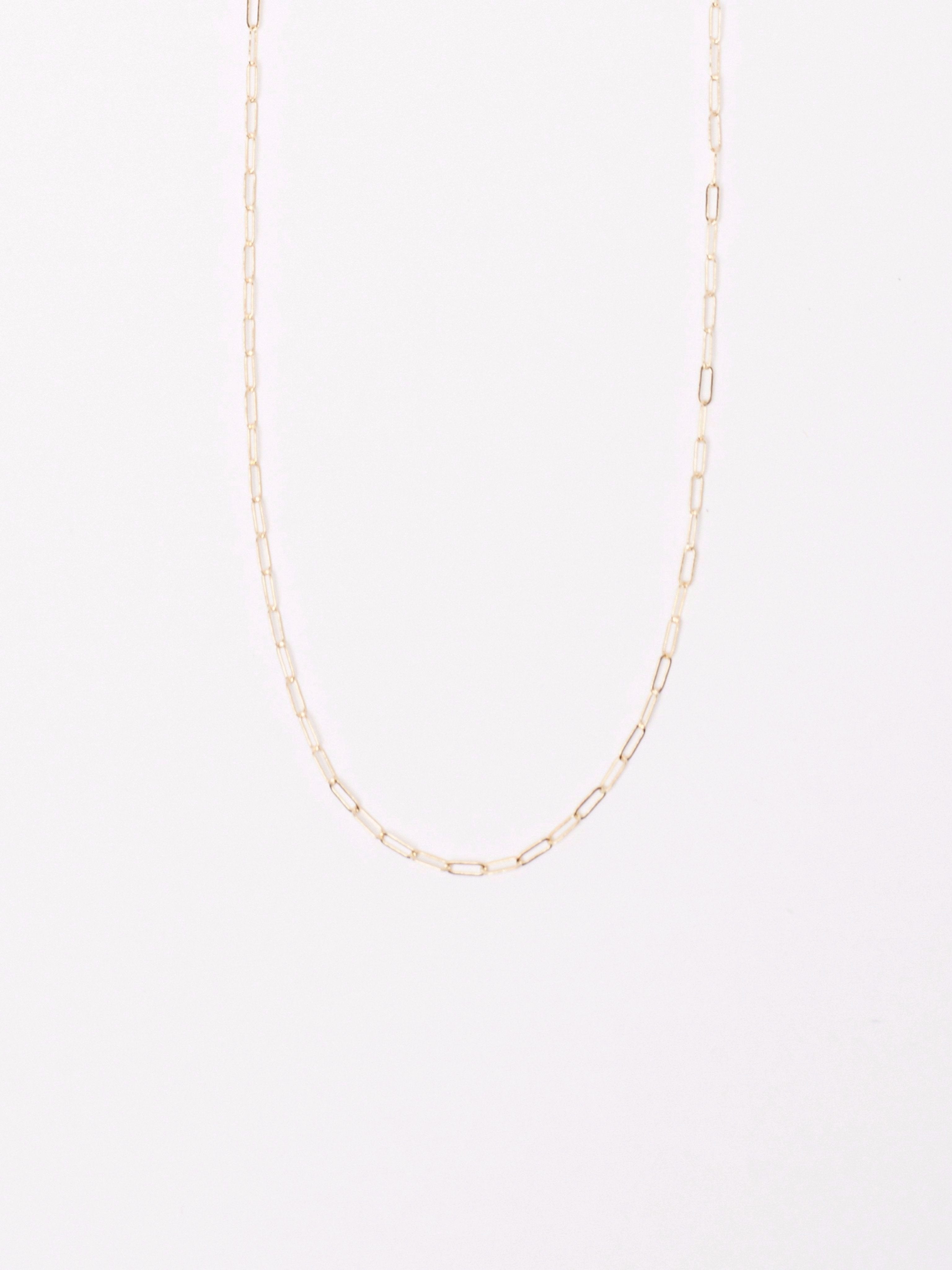 Cropped view flat lay 26" Link Chain Necklace Necklace bagatiba 