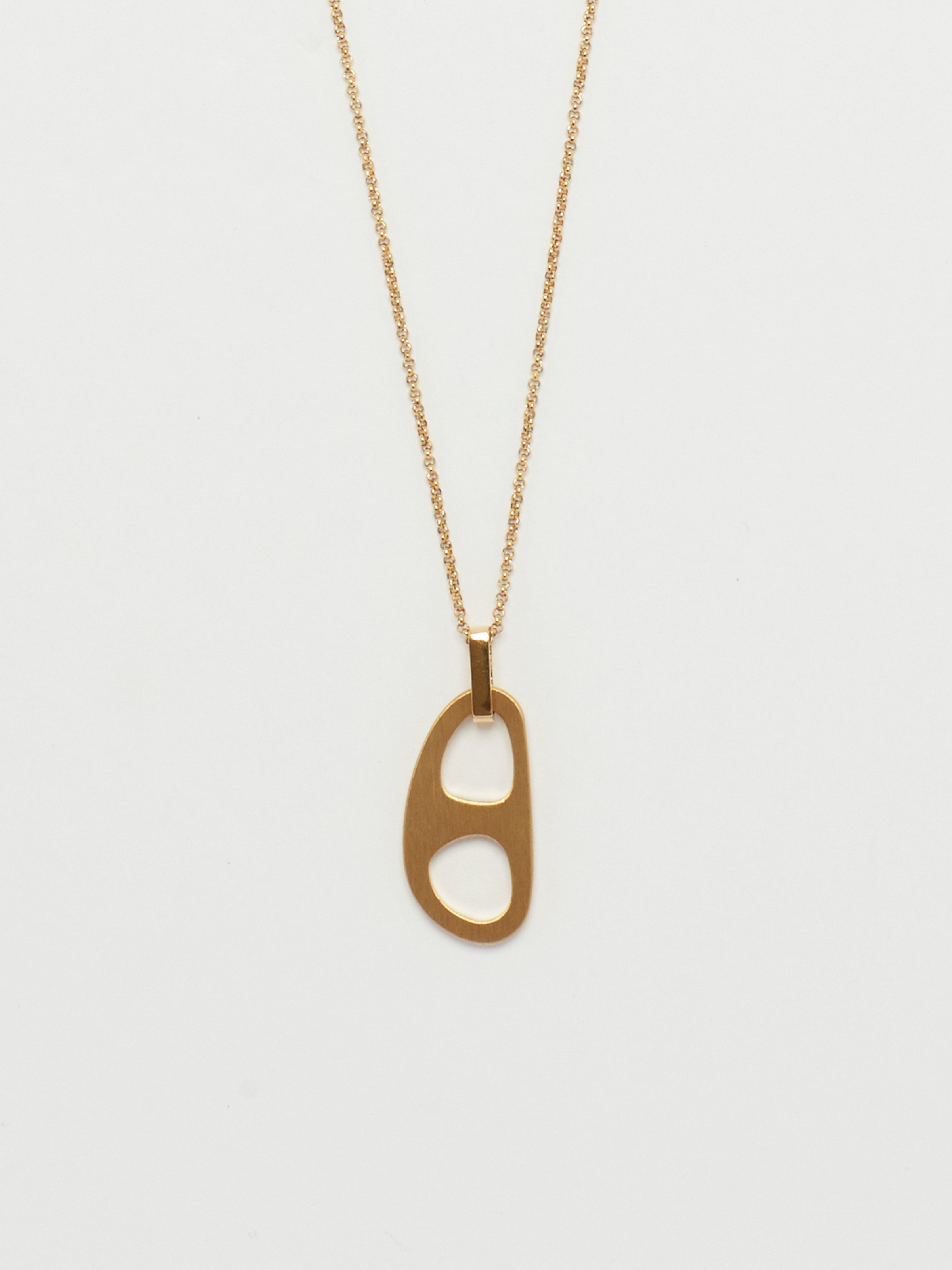 Tab Rabeka Gold Adjustable Gold Tab Necklace