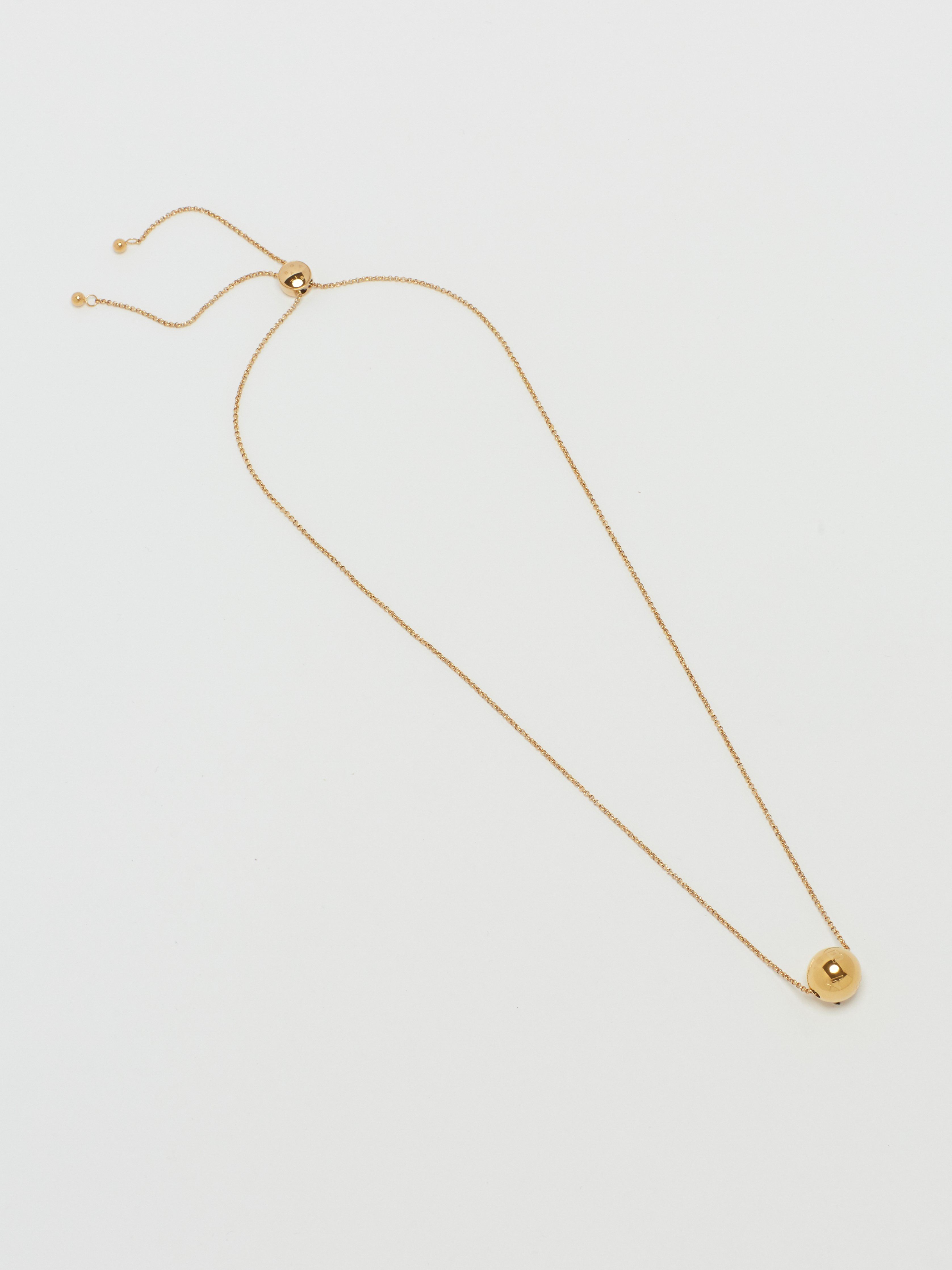 Full view flat lay of Adjustable Sphere Necklace Necklace bagatiba 