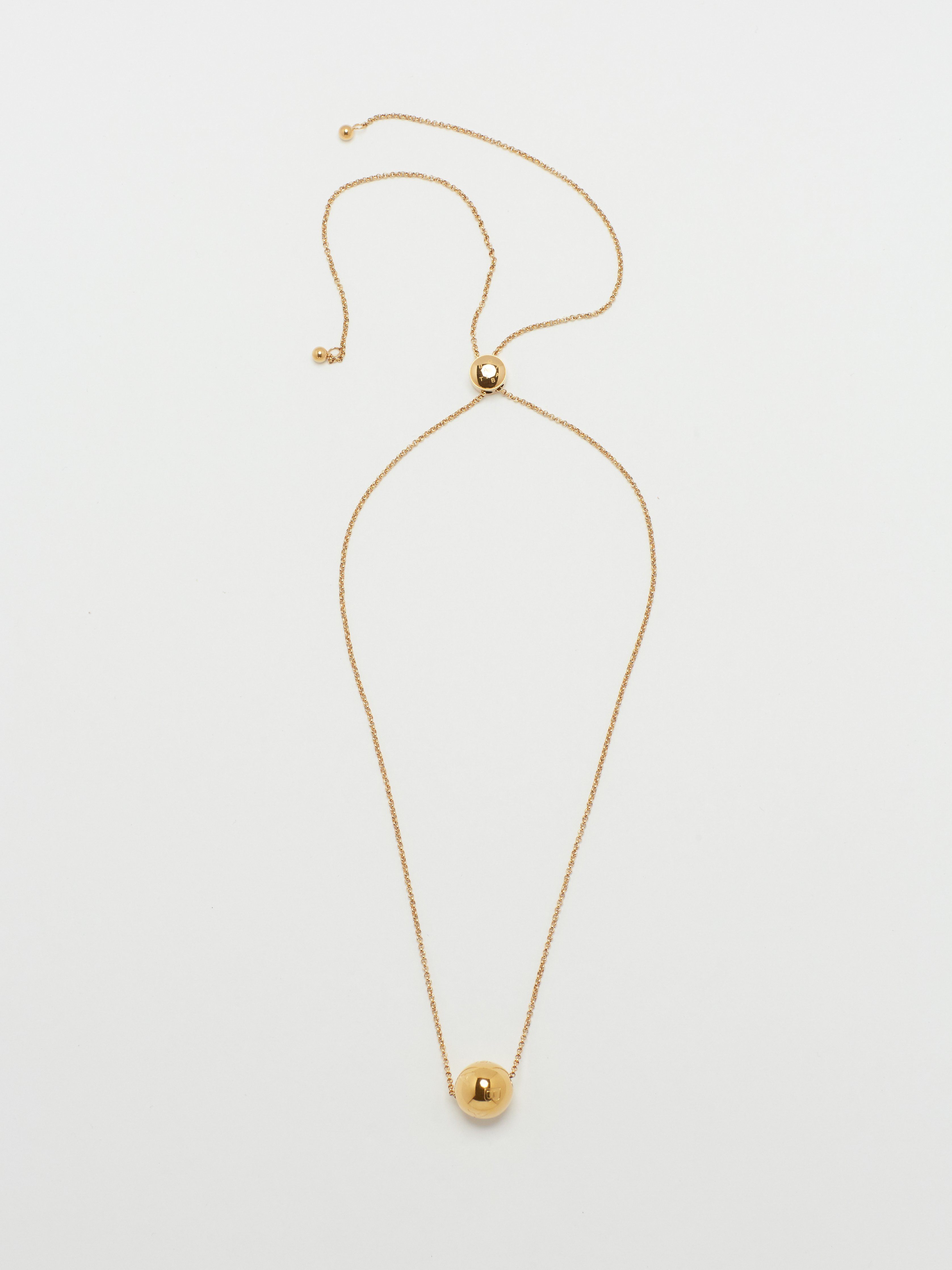 Full view flat lay of Adjustable Sphere Necklace Necklace bagatiba 