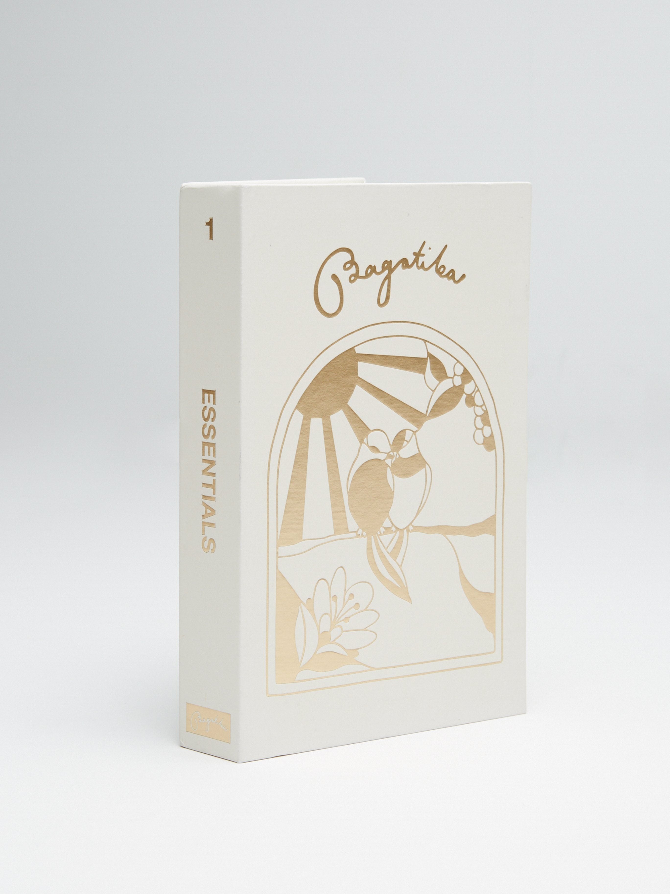 Full view of Bagatiba Book Box gift front on white backdrop Bagatiba 