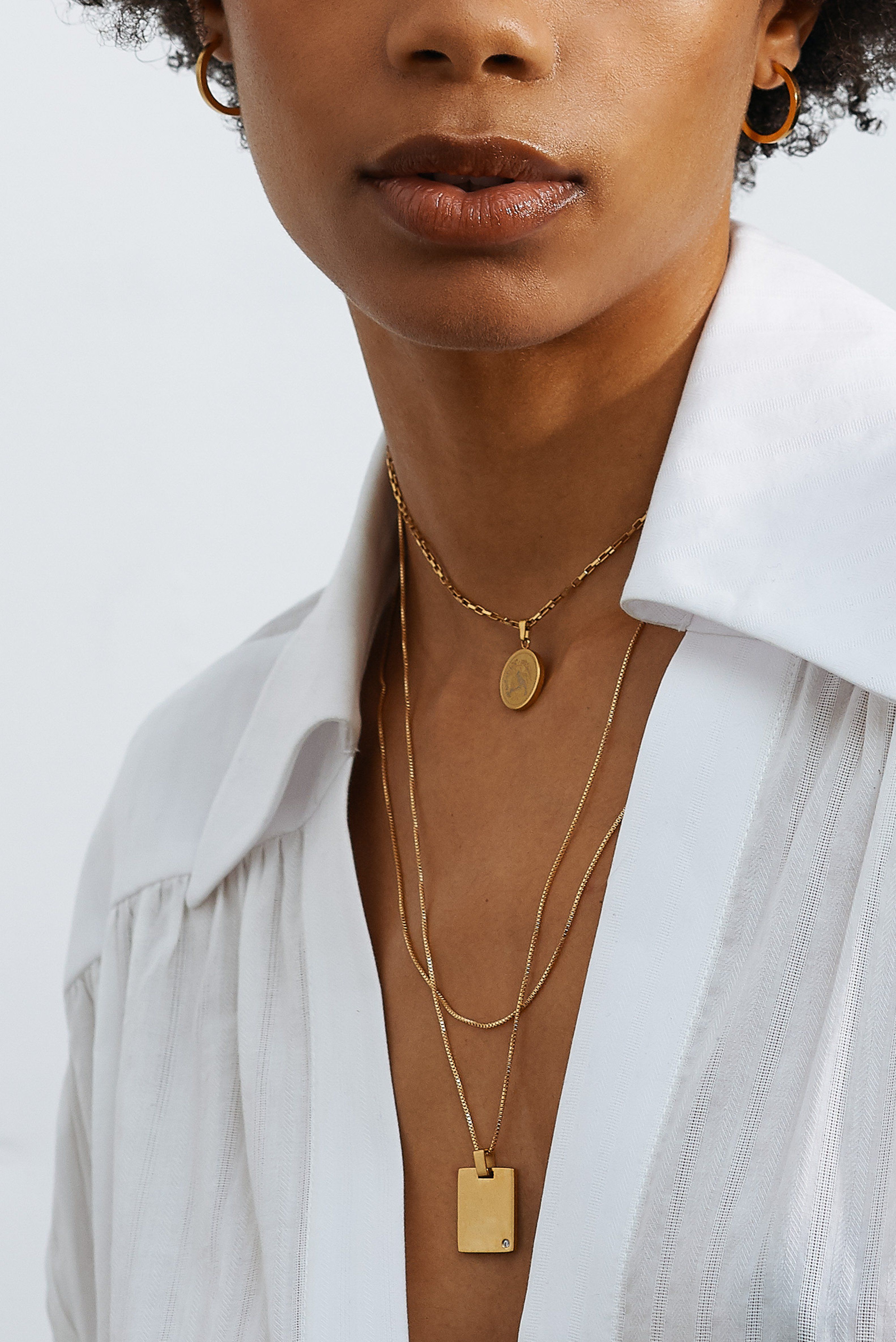 Bagatiba Long Cage Necklace Necklace Bagatiba 