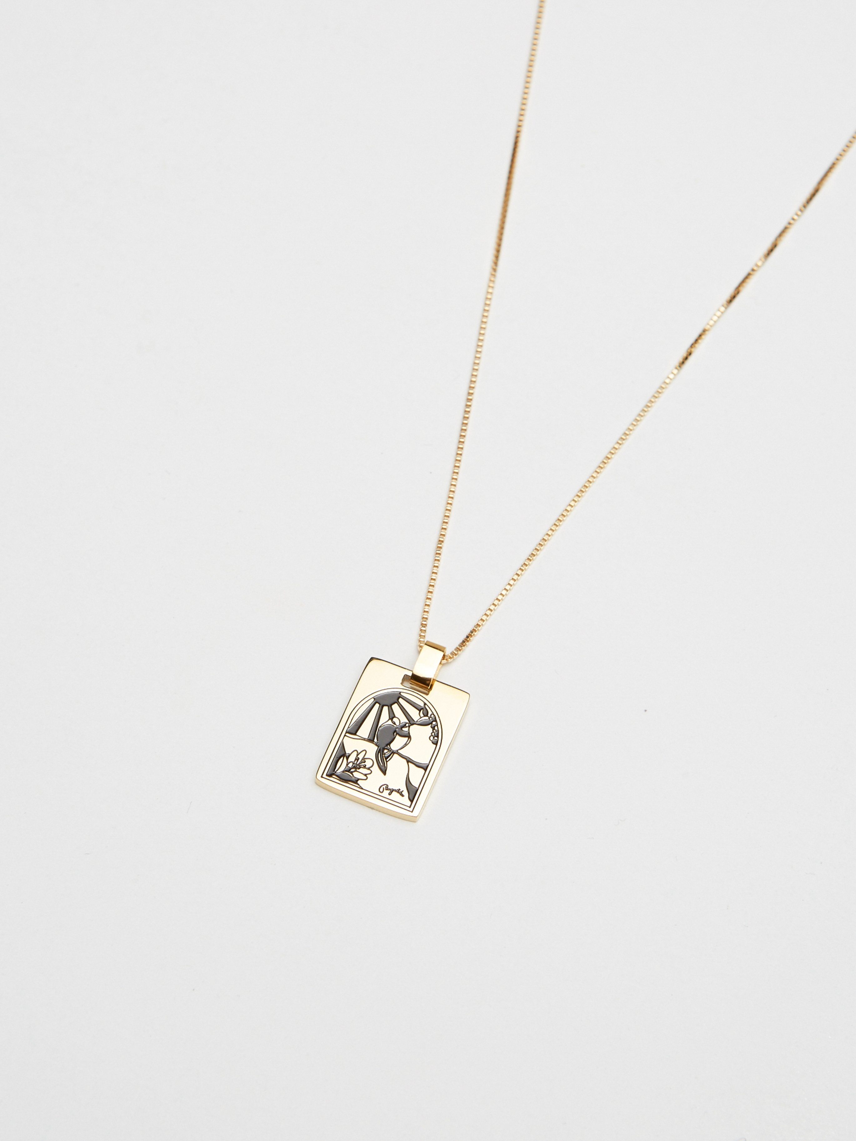 Bagatiba Long Cage Necklace Necklace Bagatiba 