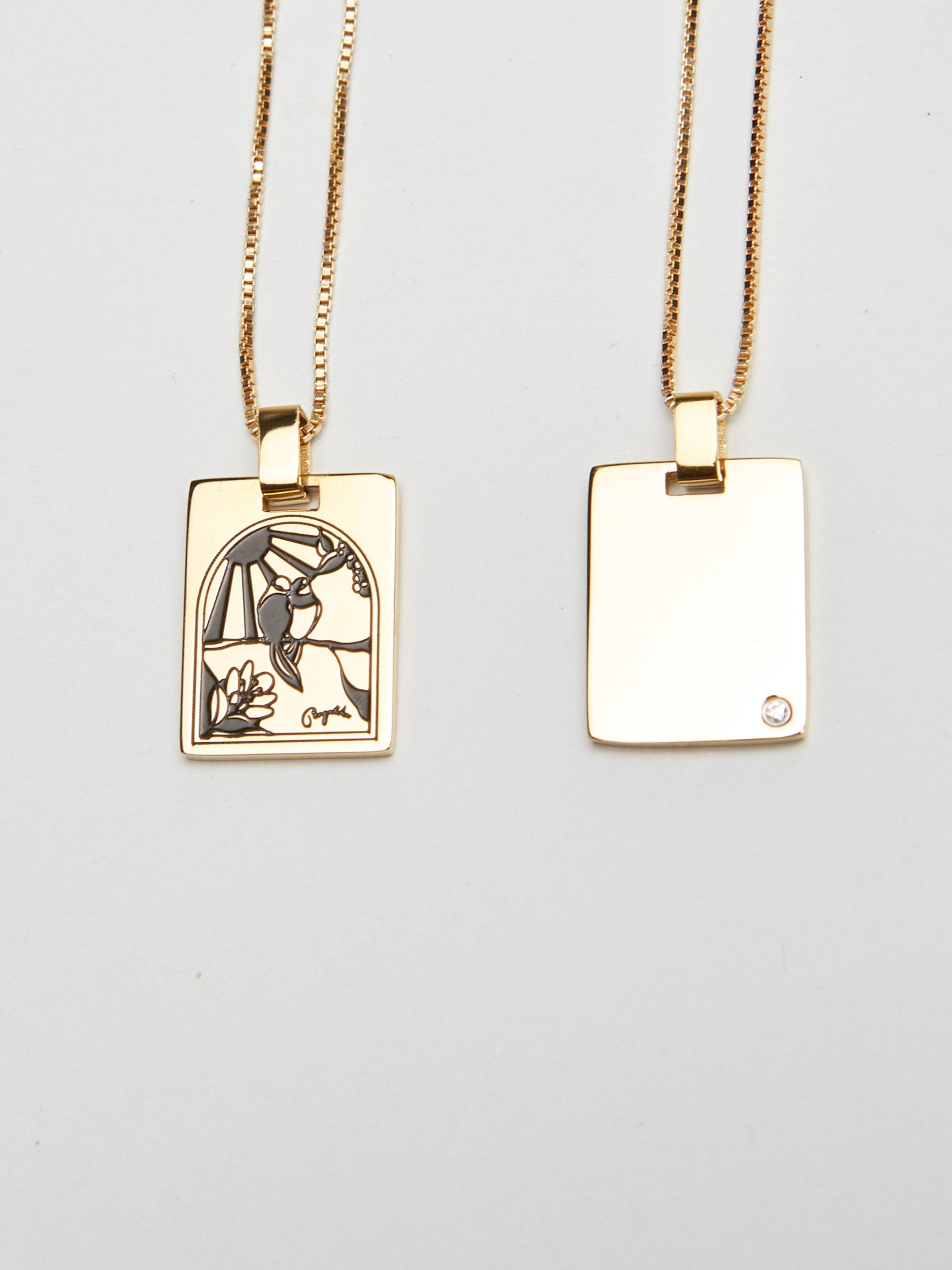 Bagatiba Long Cage Necklace Necklace Bagatiba 