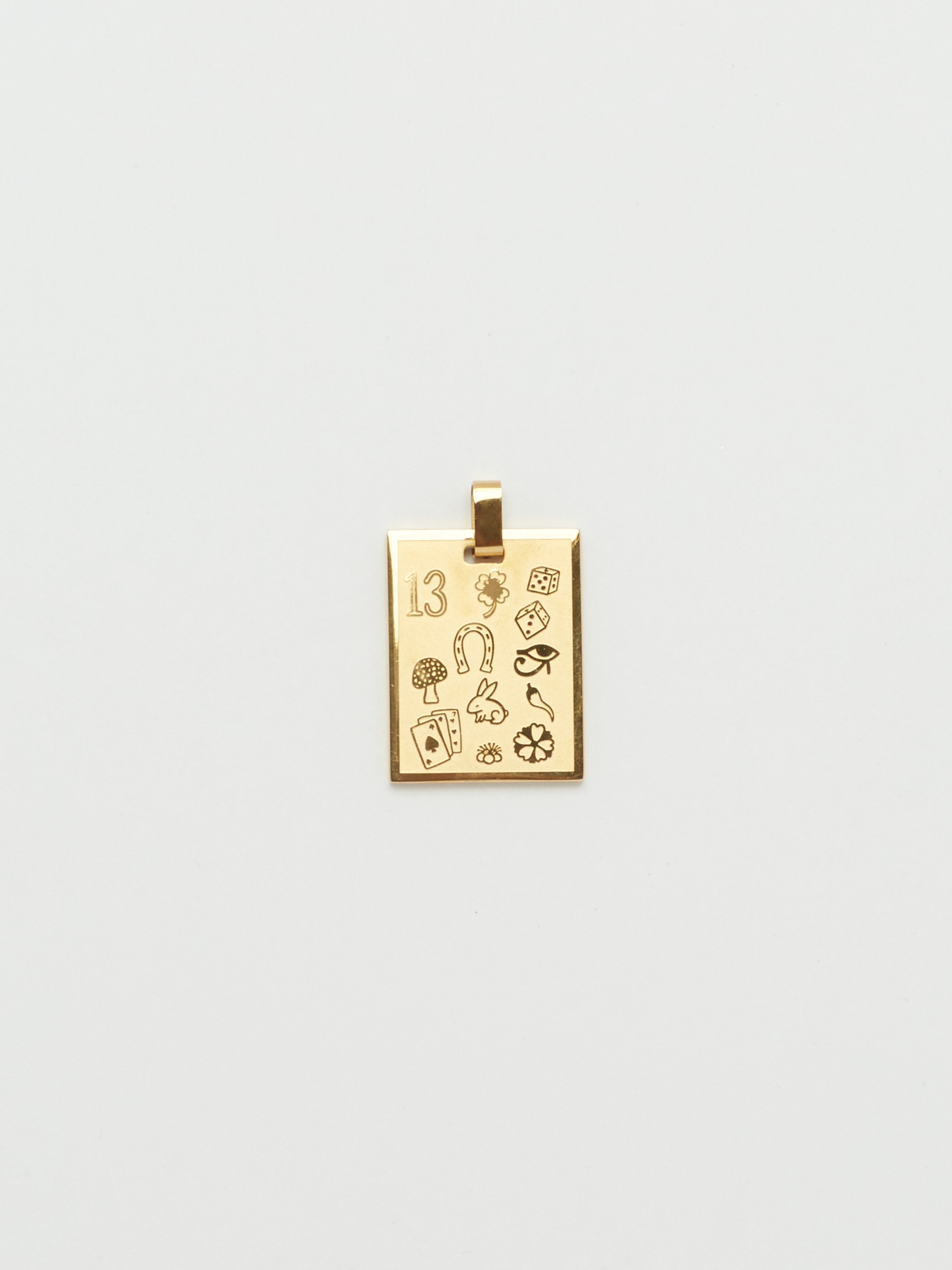 Full view flat lay of the Bagatiba Lucky Charm charm Bagatiba 