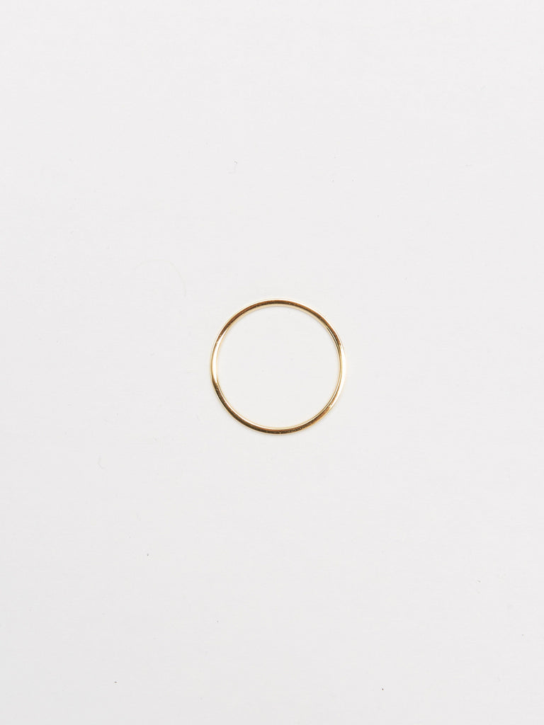 Brushed Gold Ring