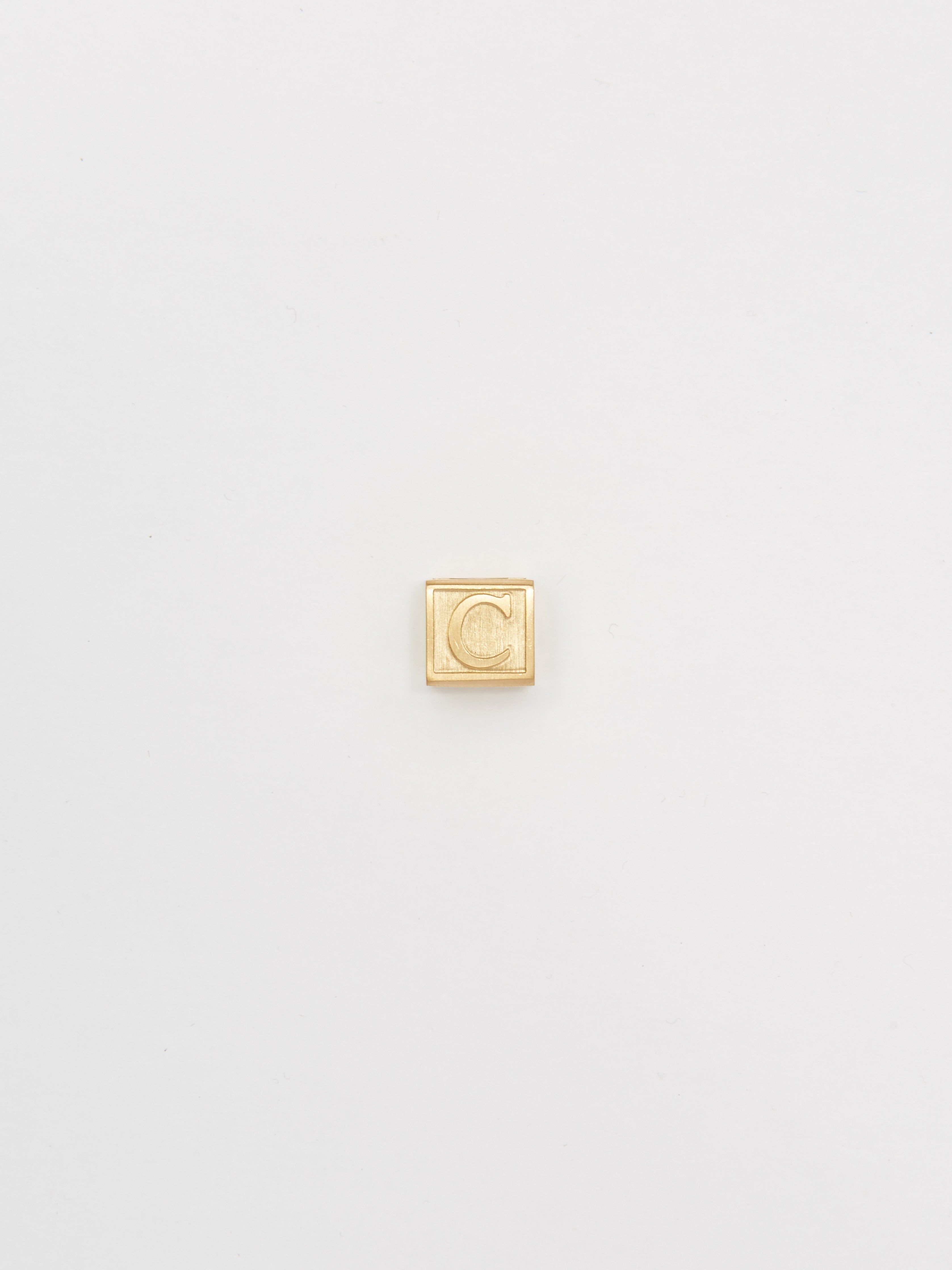 full view flat lay of "C" Letter Block letters Bagatiba 