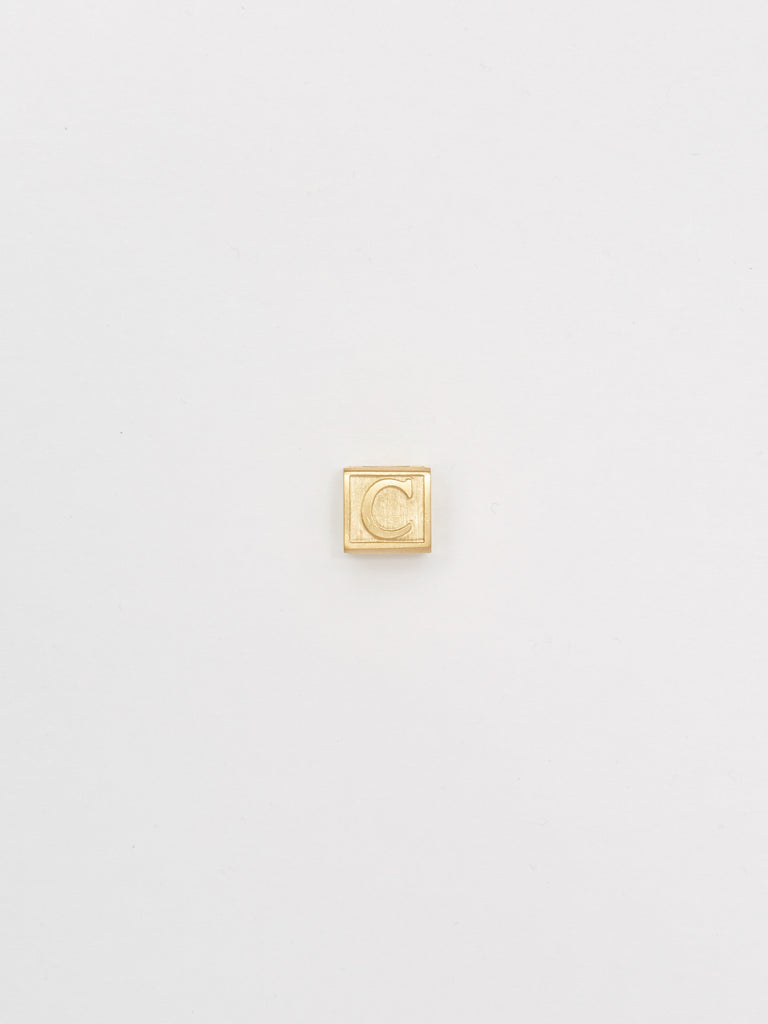 "C" Letter Block