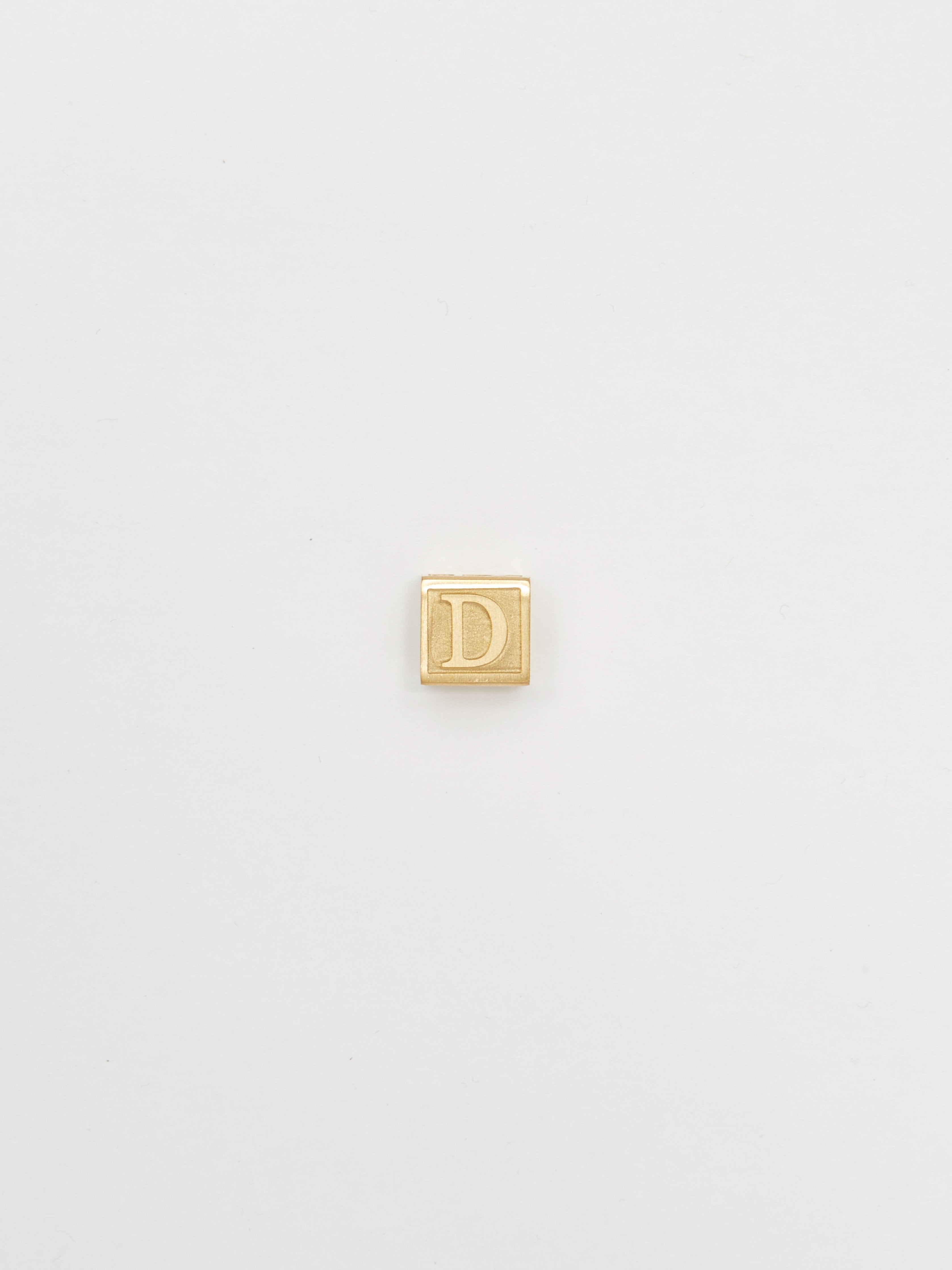 Full view flat lay of "D" Letter Block letters Bagatiba 