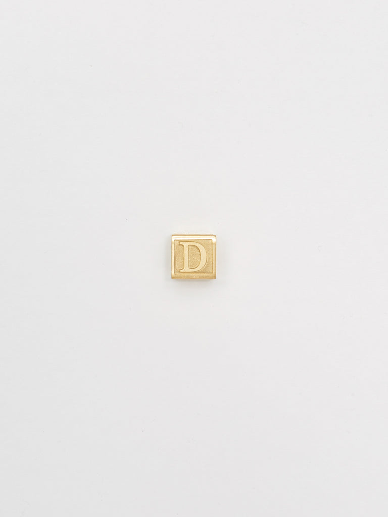 "D" Letter Block