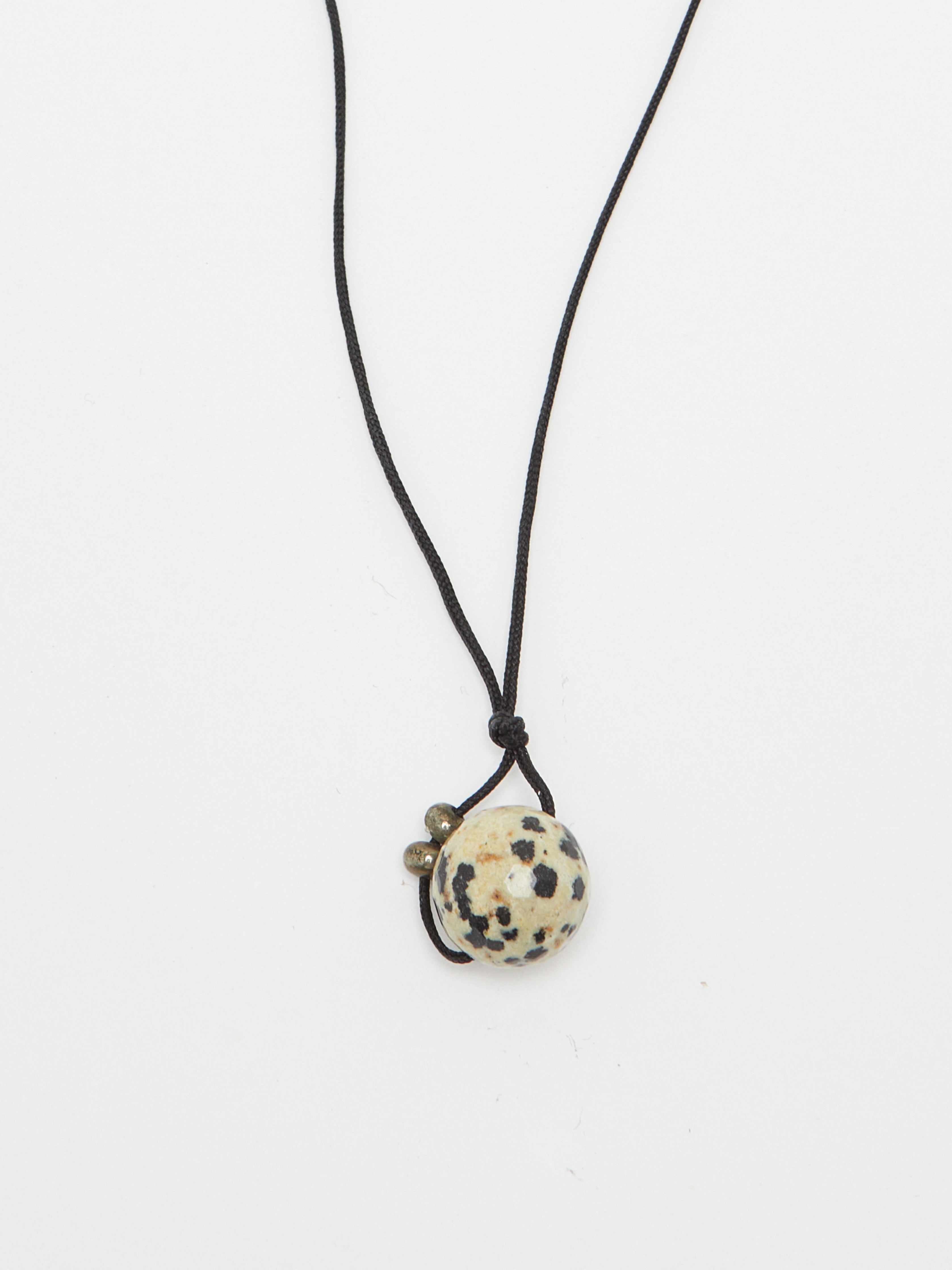 Dalmatian Drop Necklace necklace Bagatiba Flat Lay