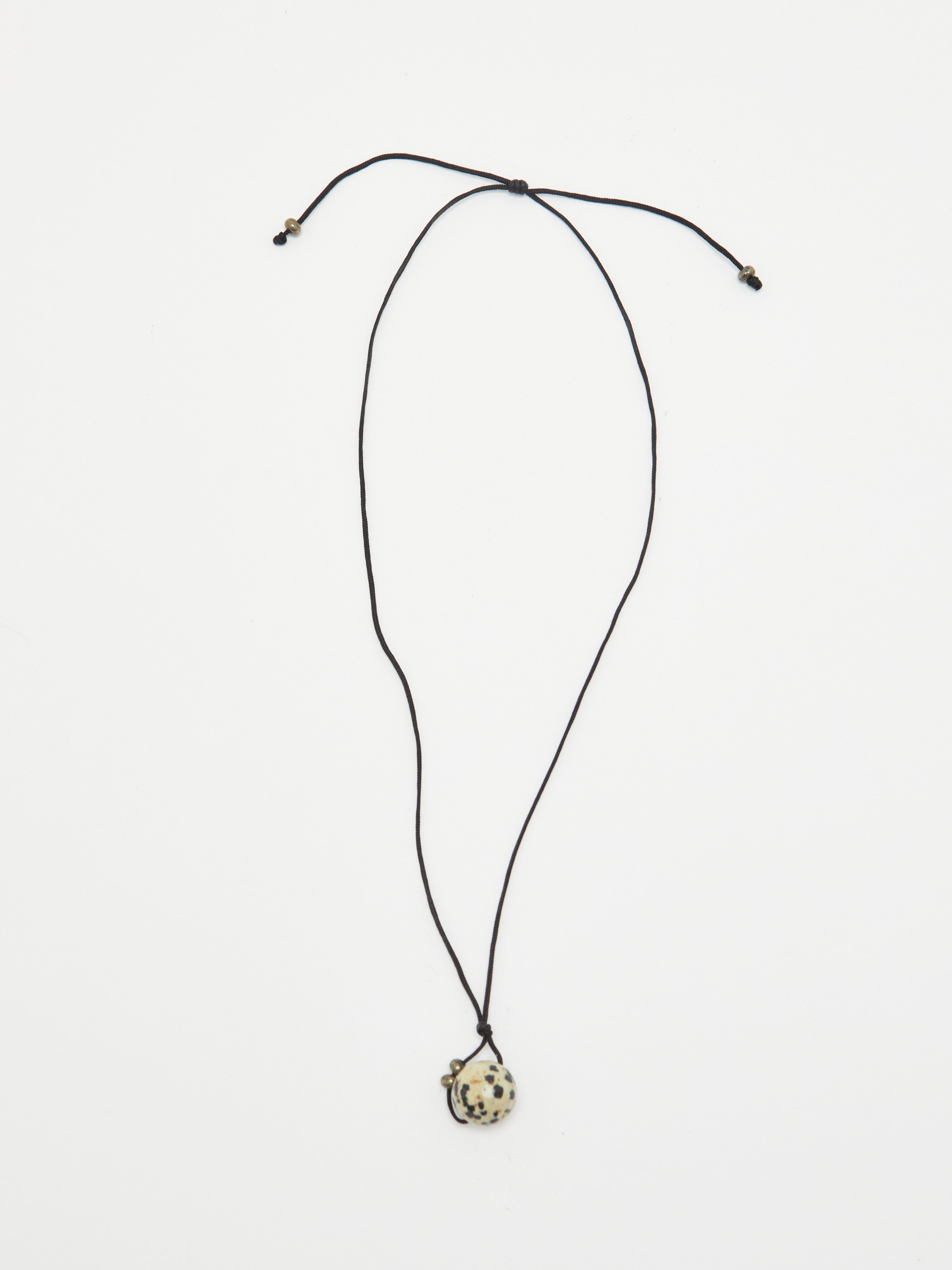 Dalmatian Drop Necklace necklace Bagatiba Flat Lay