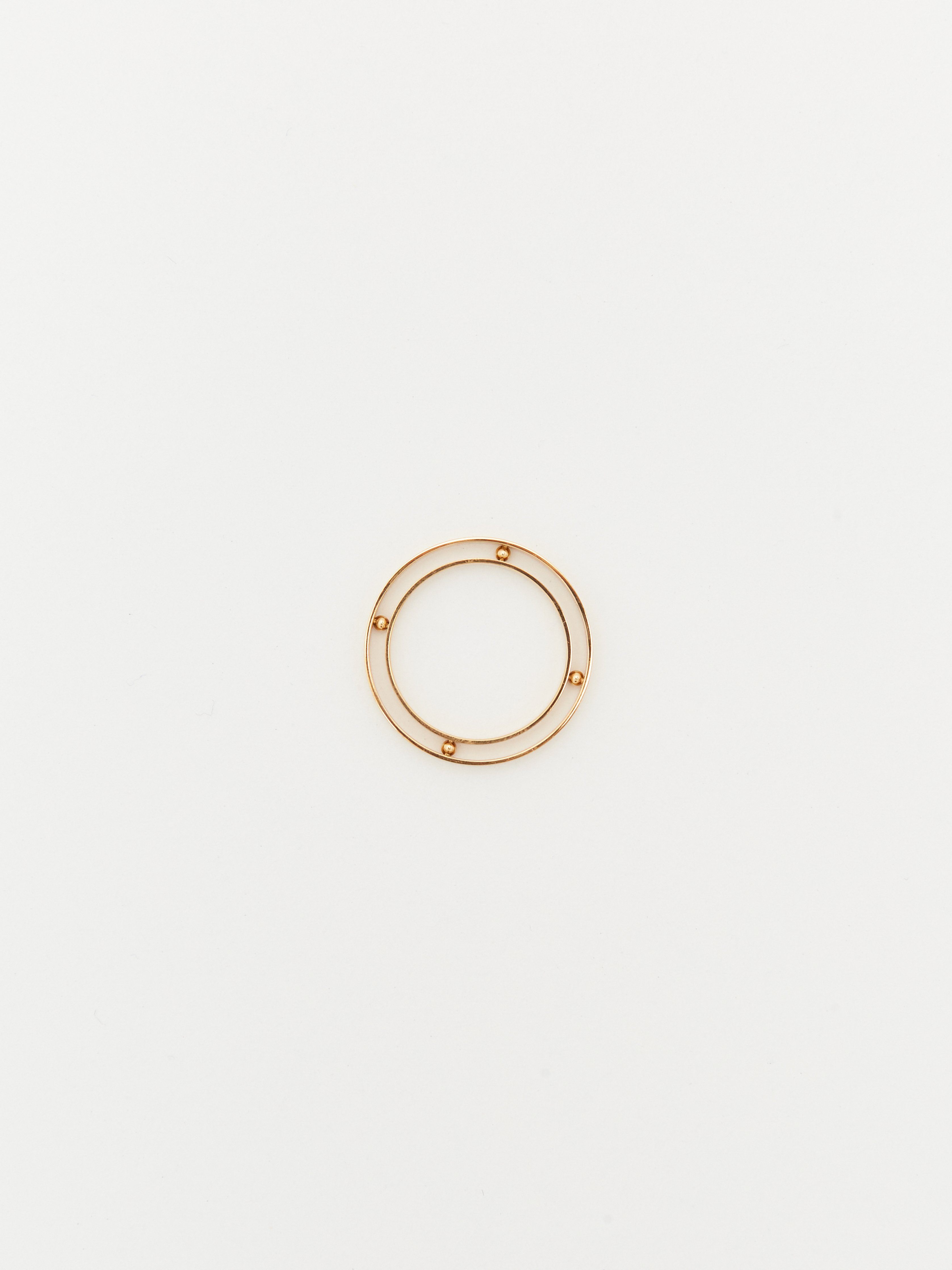 Double Band Ball Ring Ring Bagatiba 