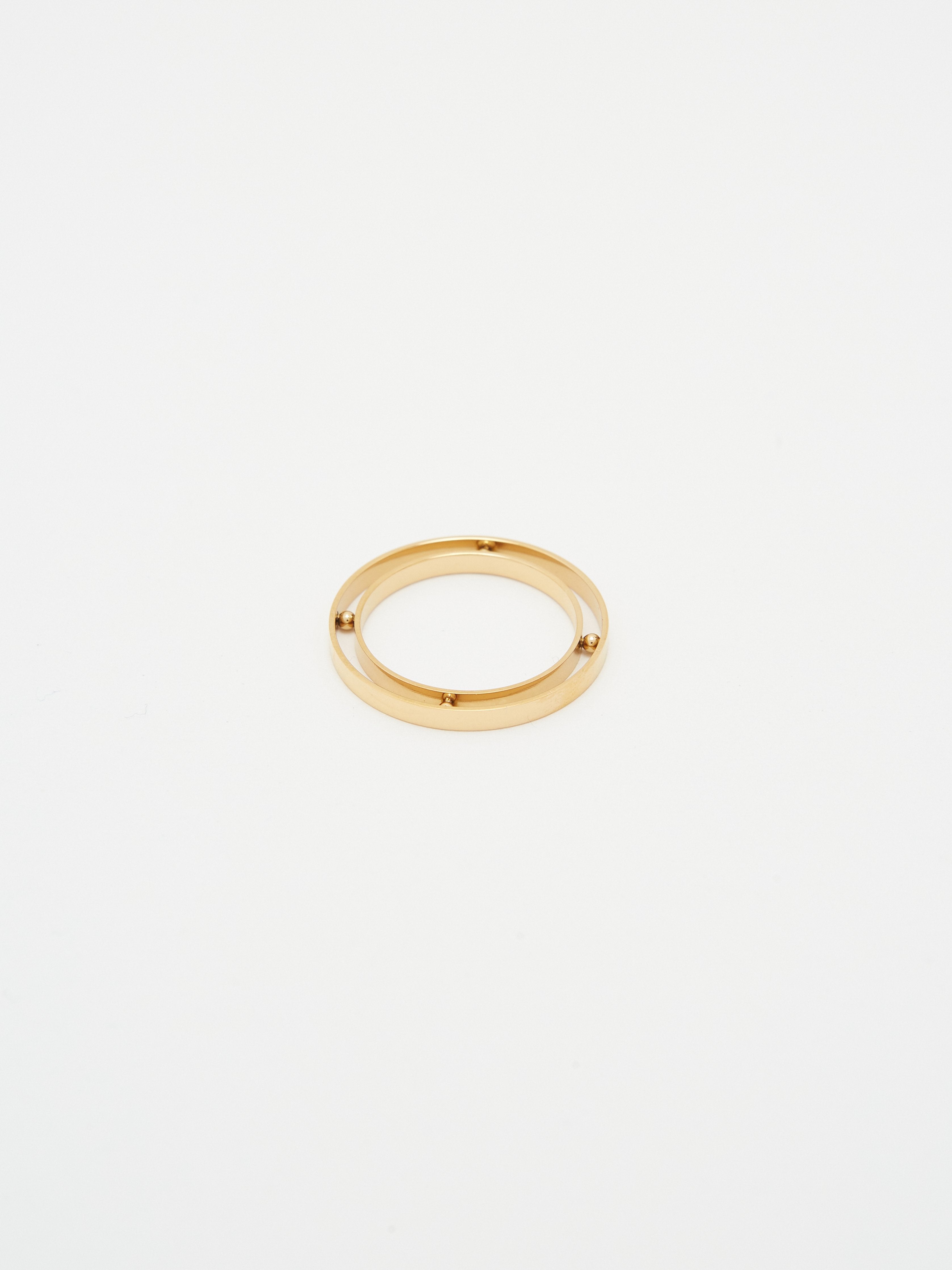 Double Band Ball Ring Ring Bagatiba 