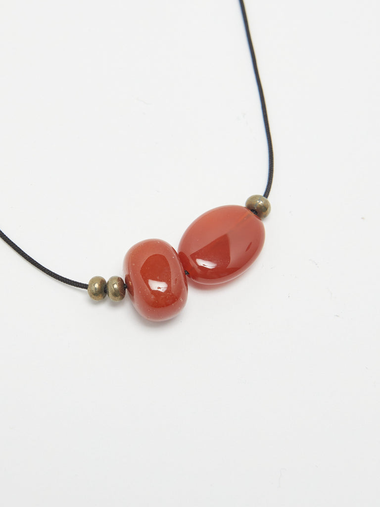 Amazon.com: JYXJEWELRY Natural Red Agate Necklace Round Nanhong Agate Beads  Necklace 5.5-12.5mm Single Strand Jewerlry for Women 25