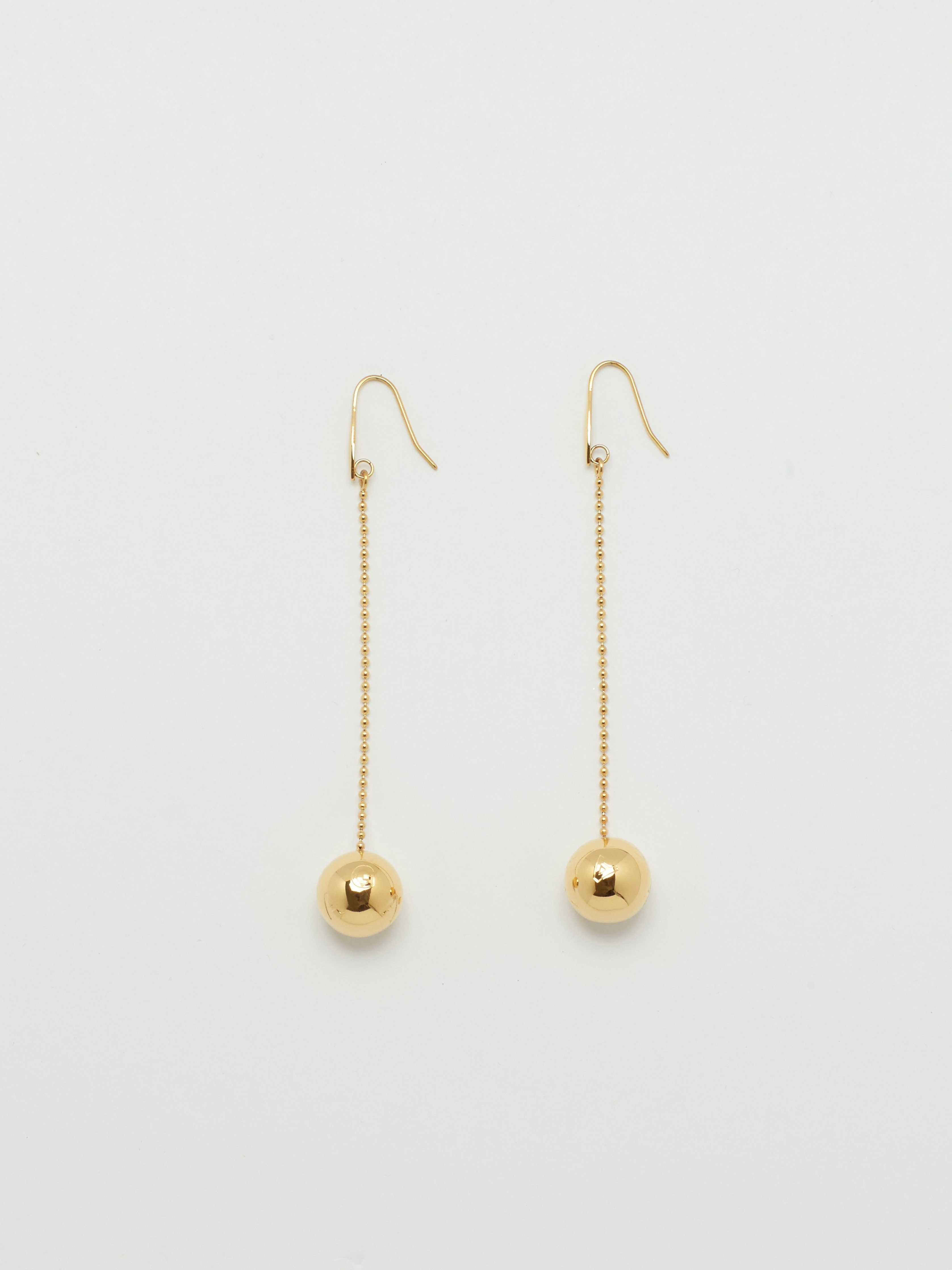 Full view flat lay of Drop Sphere Earrings Earrings bagatiba 