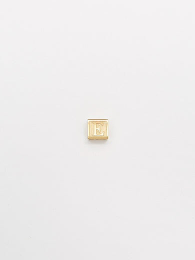"E" Letter Block