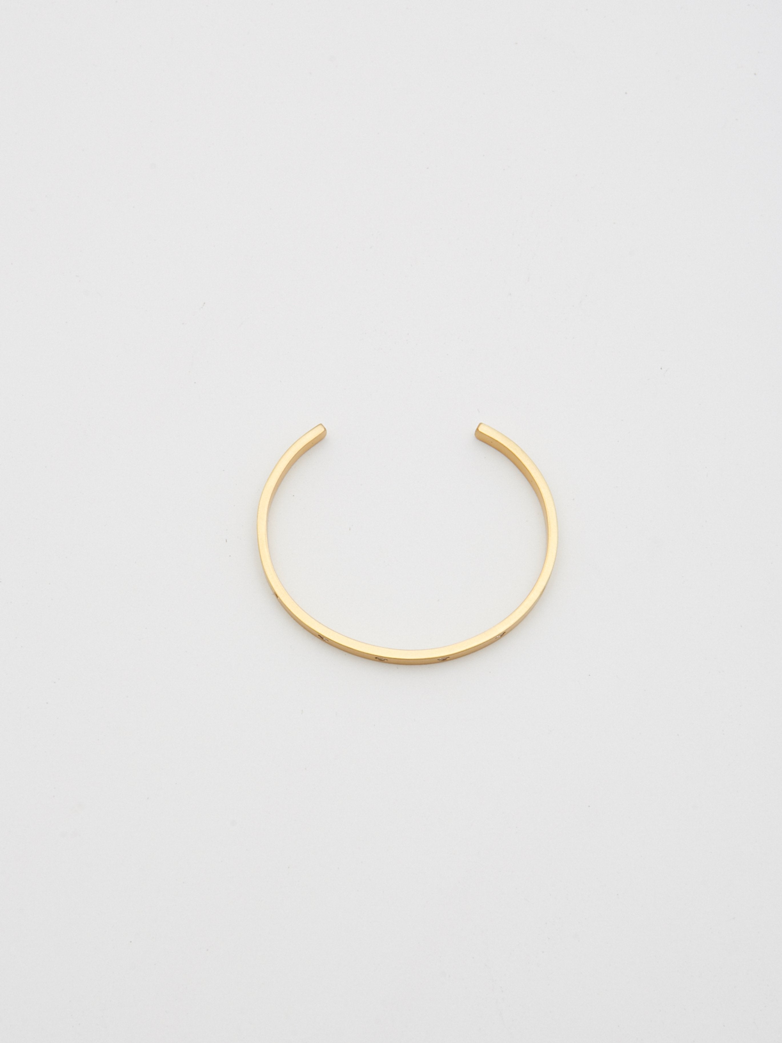 Top view flat lay of Gemma Diamond Cuff Bracelet bagatiba 