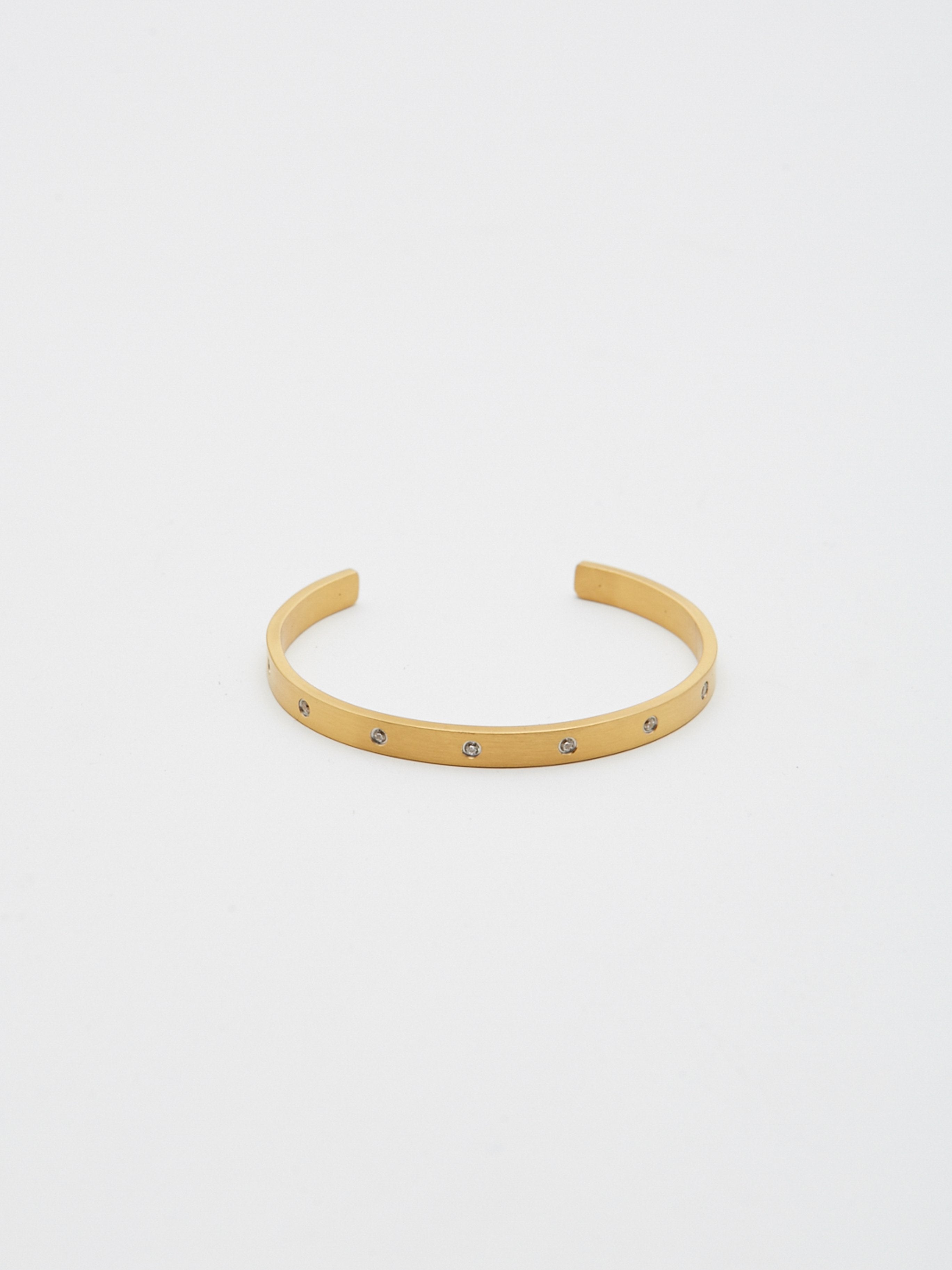 Gemma Diamond Cuff Bracelet bagatiba 