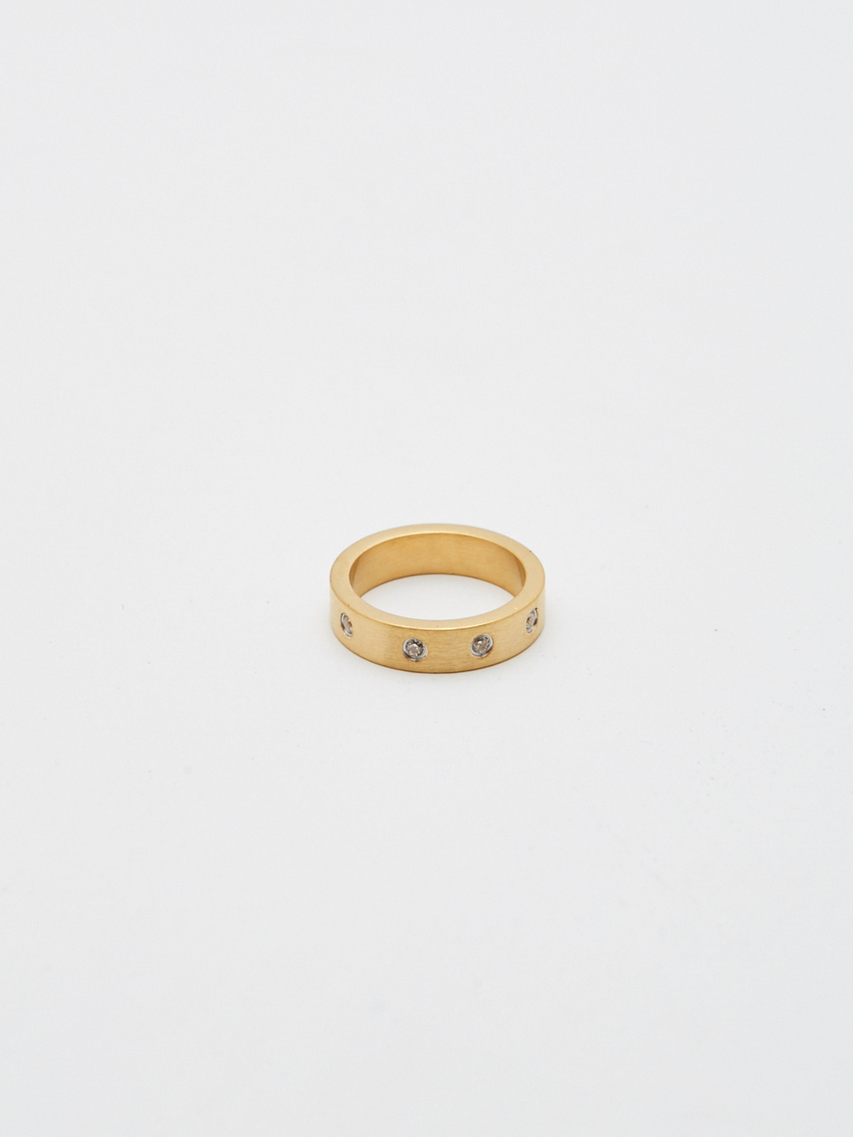 Flat lay view of Gemma Diamond Ring Ring Bagatiba 
