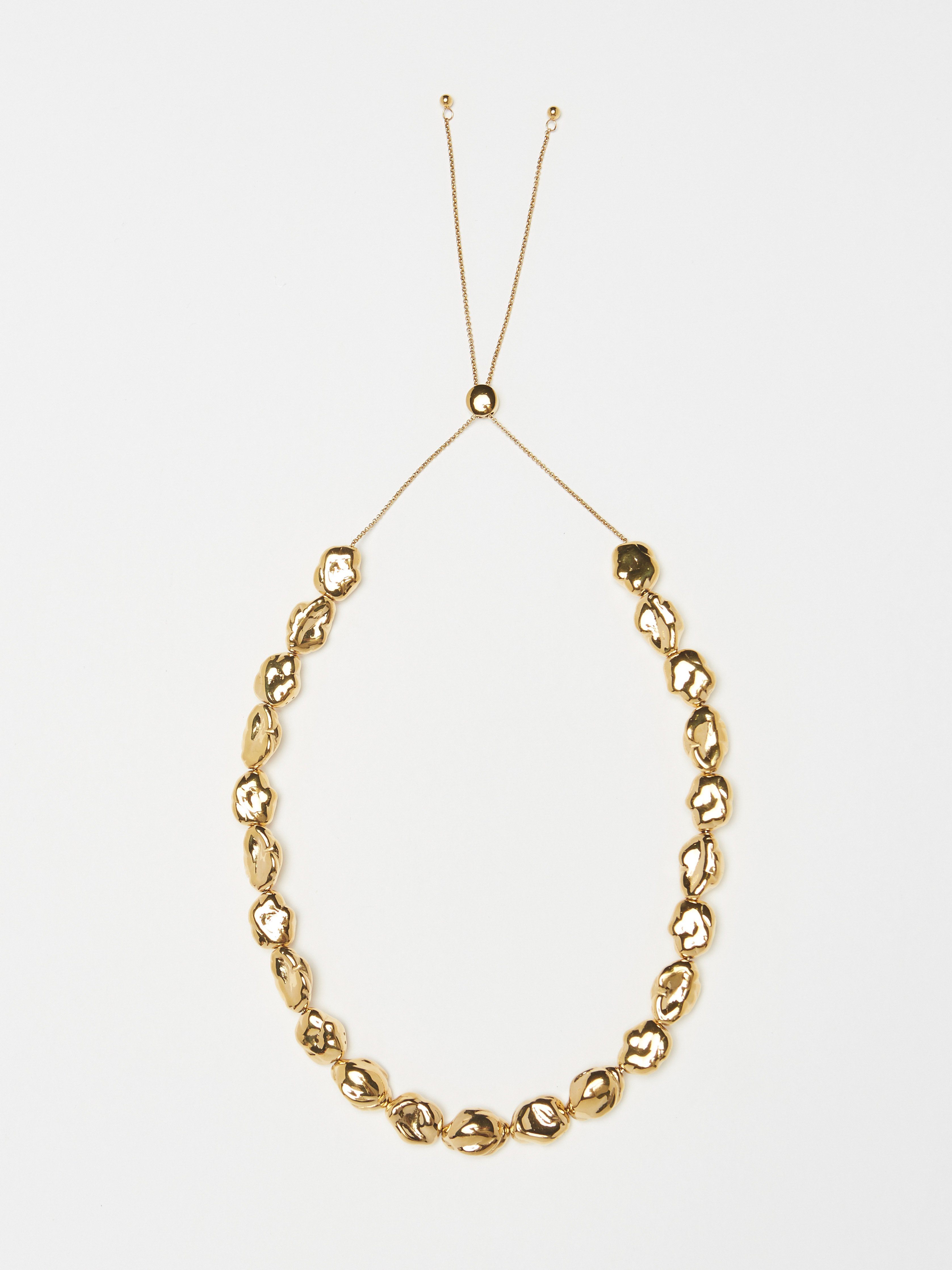 Gold Pearl Necklace Necklace bagatiba 