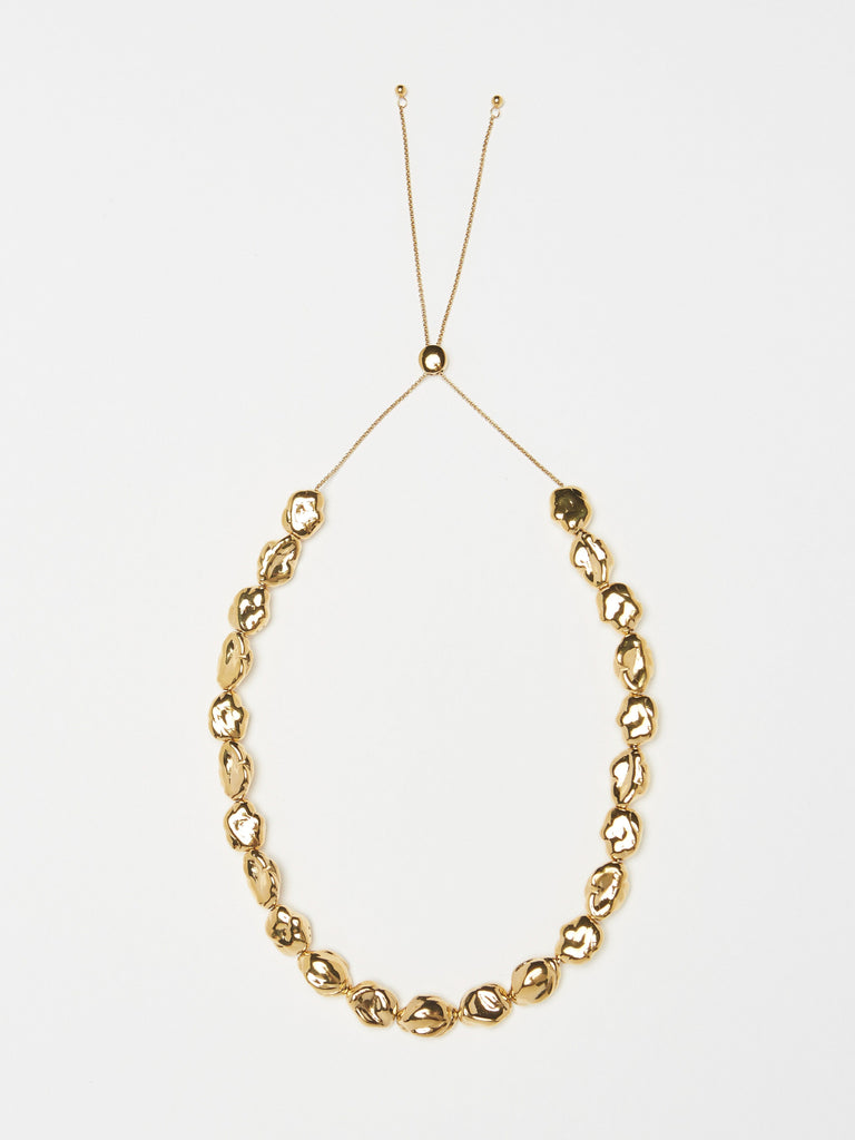 Gold Pearl Necklace