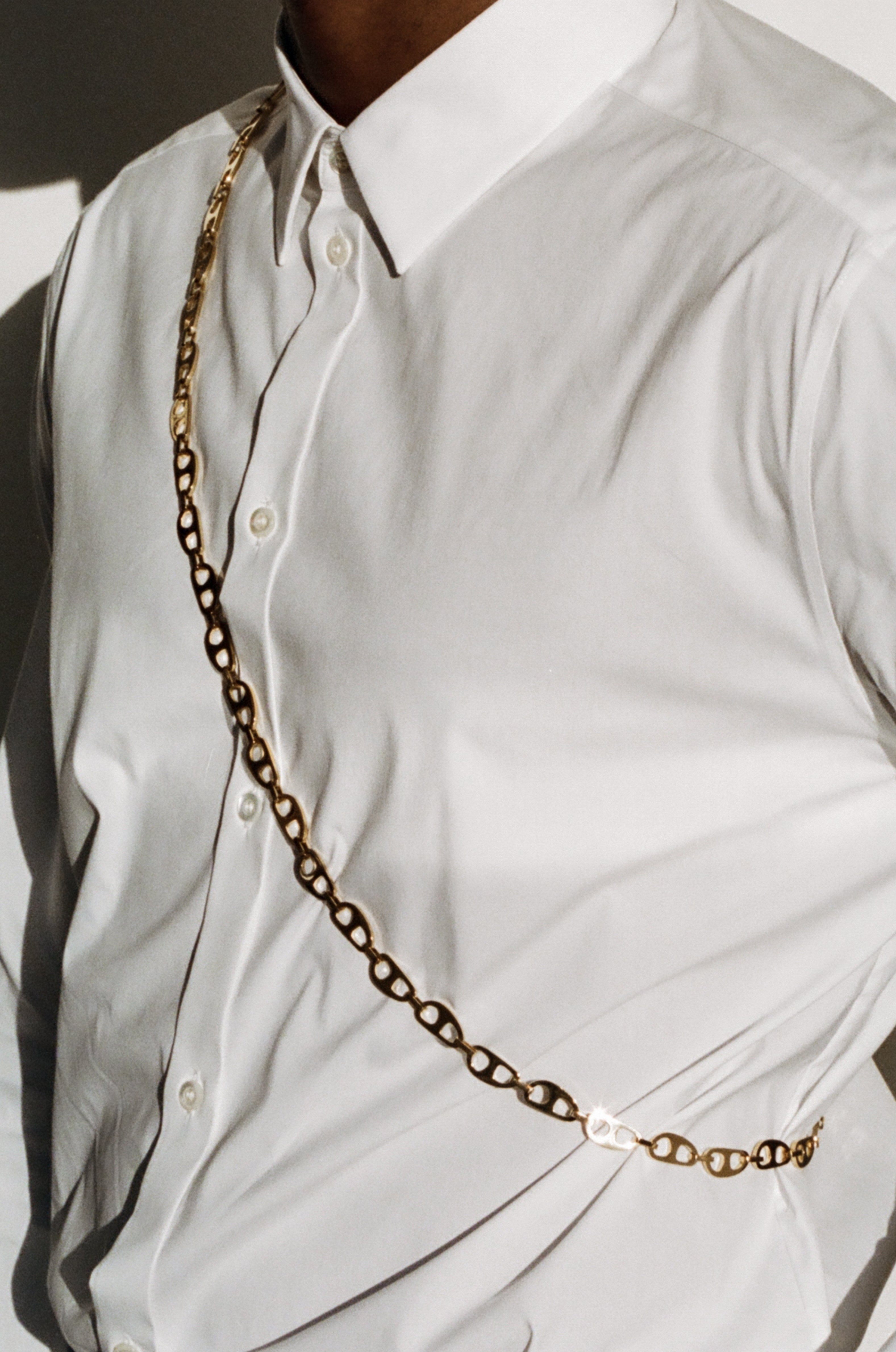 Gold Tab Crossbody Belt Body bagatiba 