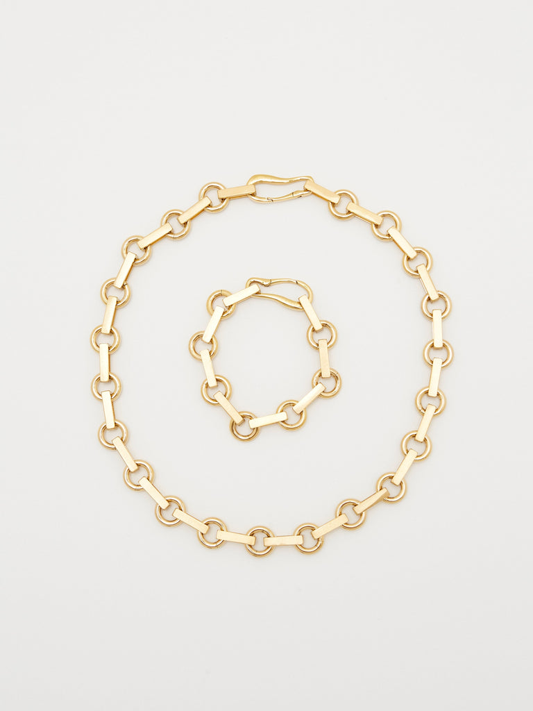 Gold Tilda Bracelet Necklace bagatiba 