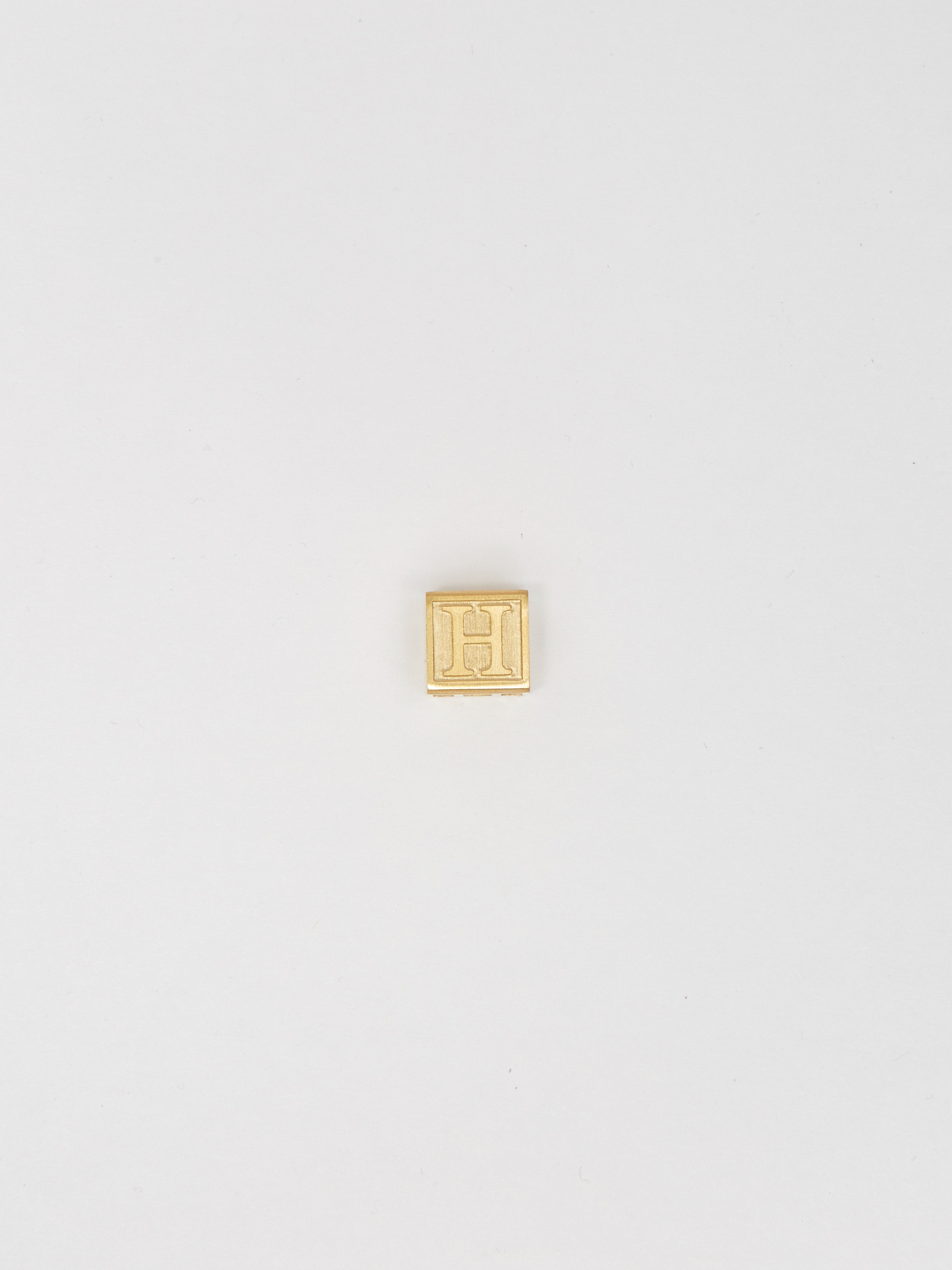 Full view flat lay of "H" Letter Block letters Bagatiba 