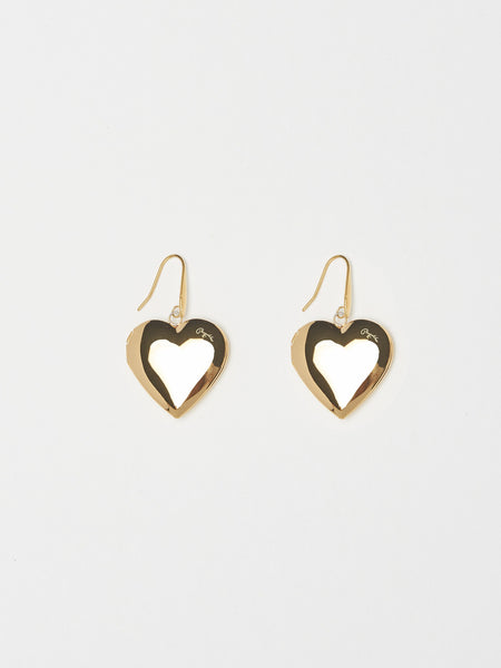 Louis Vuitton Lock Me Heart Drop Earrings - Gold-Tone Metal Drop
