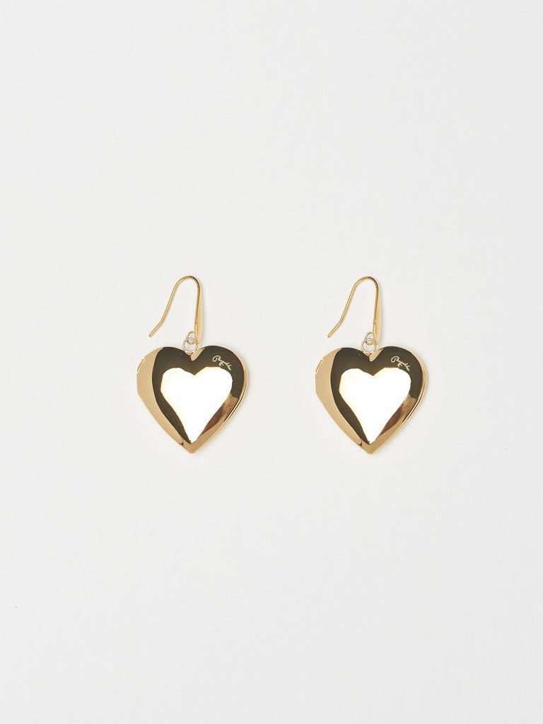 Louis Vuitton Lock Me Heart Drop Earrings - Brown, Brass Drop