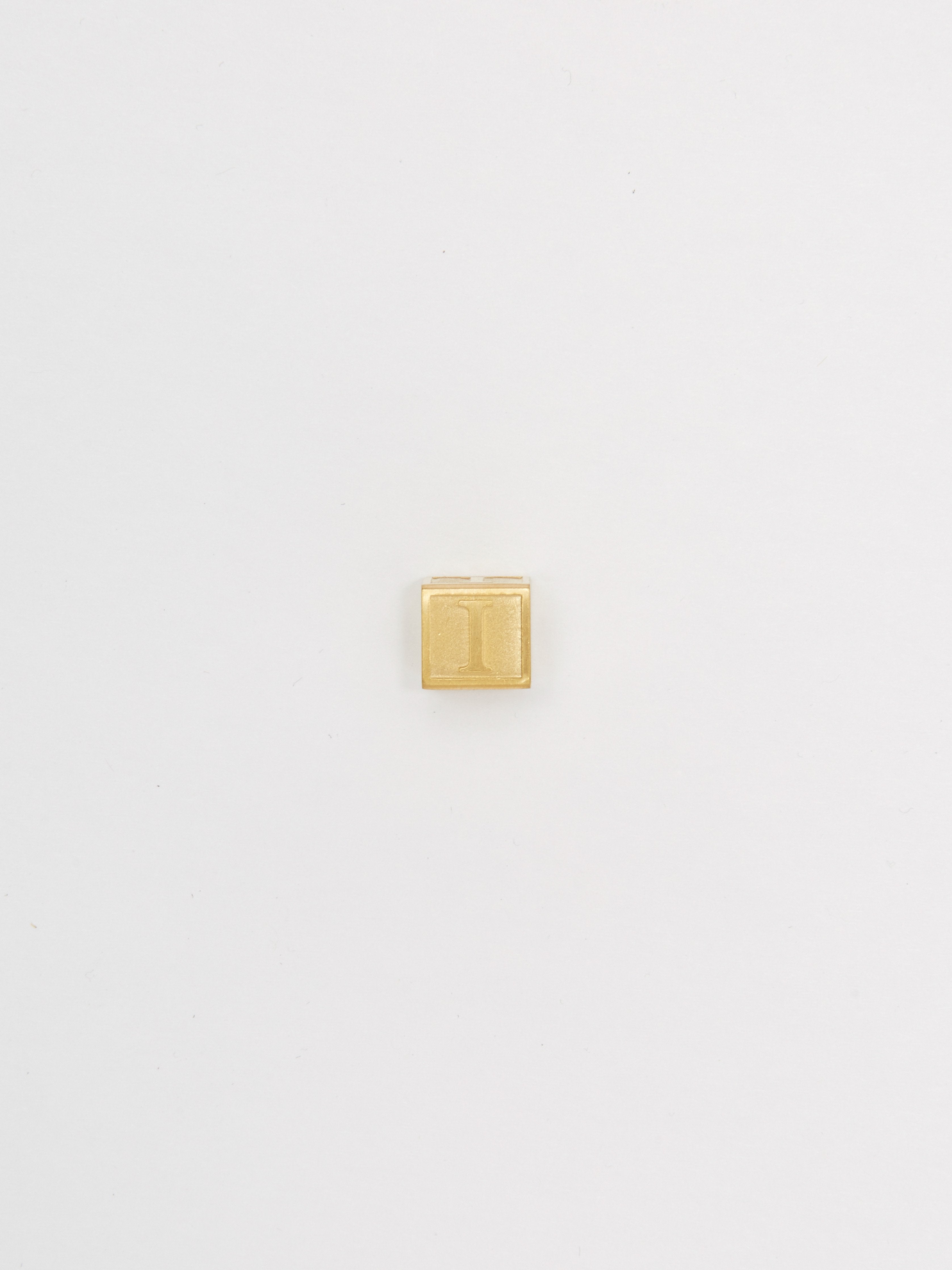 Full view flay lay of "I" Letter Block letters Bagatiba 