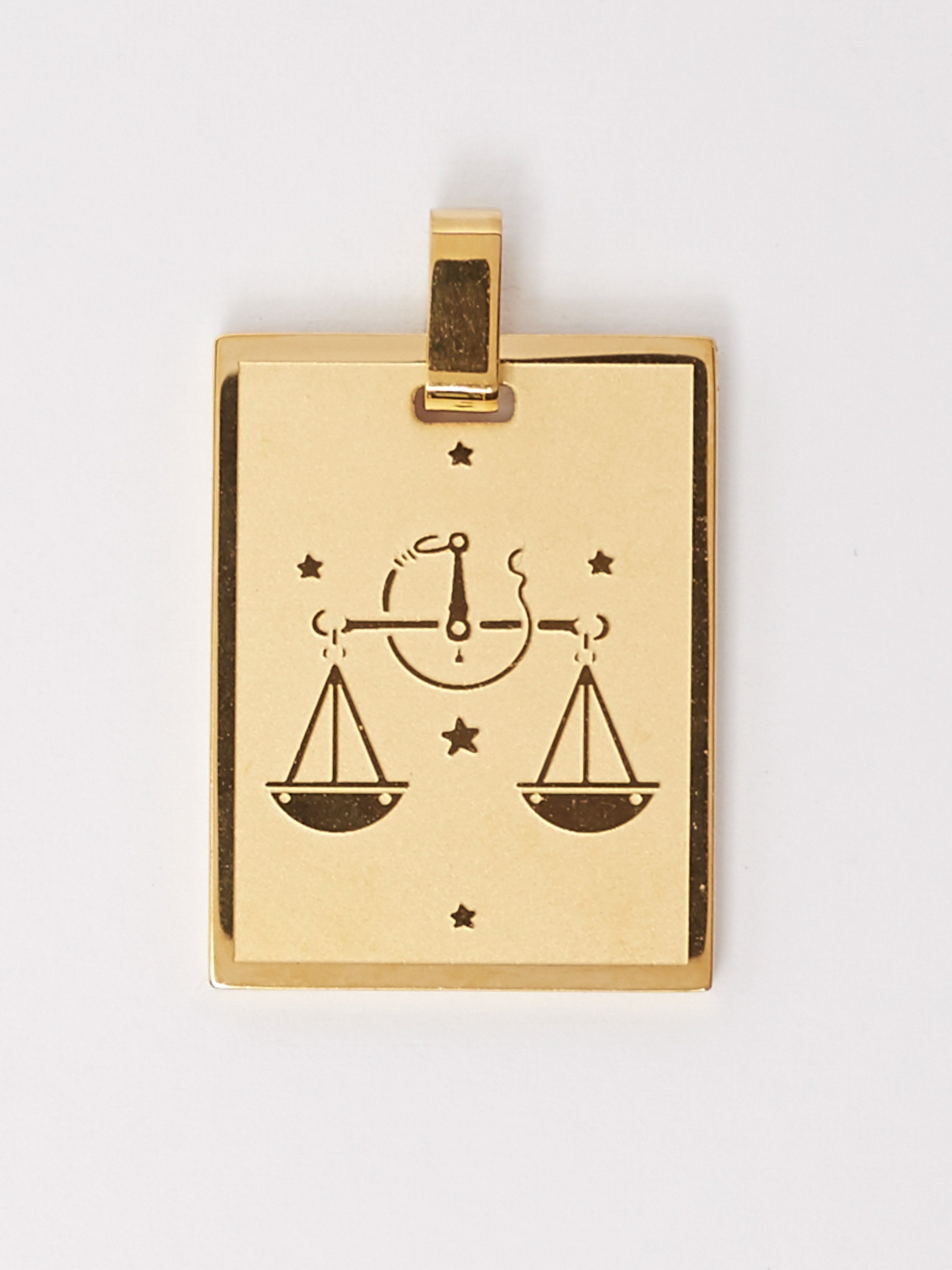 Zoomed flat lay of Libra Charm charm Bagatiba 