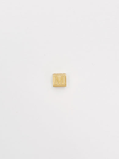 "M" Letter Block