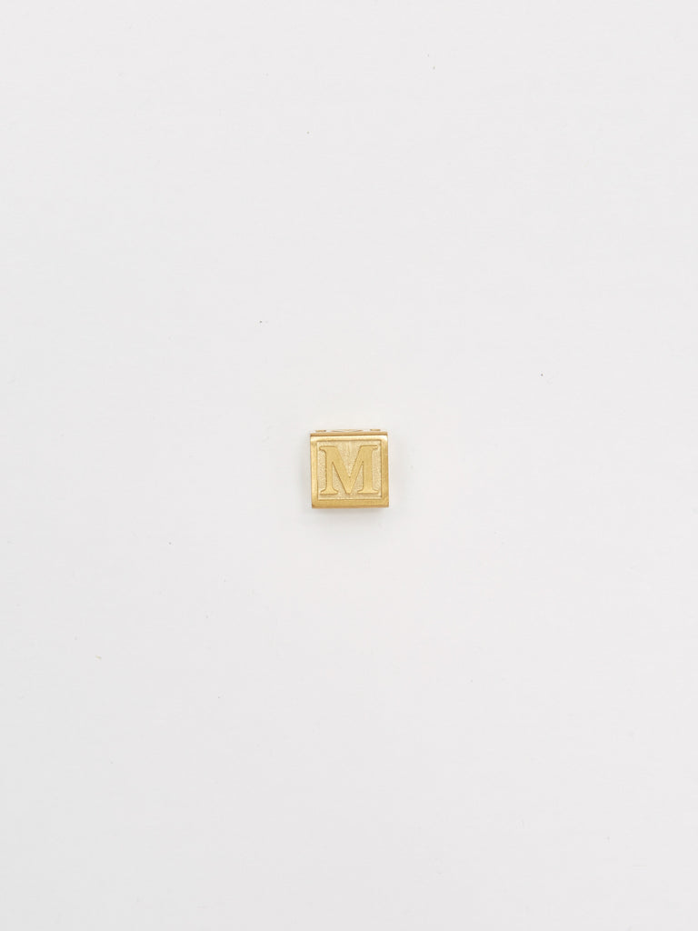 "M" Letter Block
