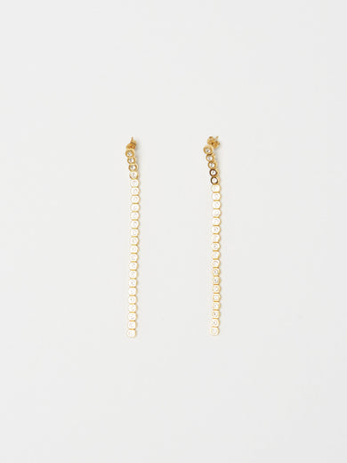 Mika Diamond Line Earrings
