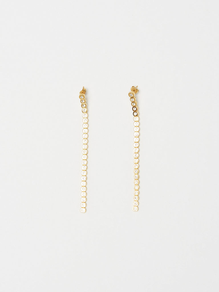 Mika Diamond Line Earrings