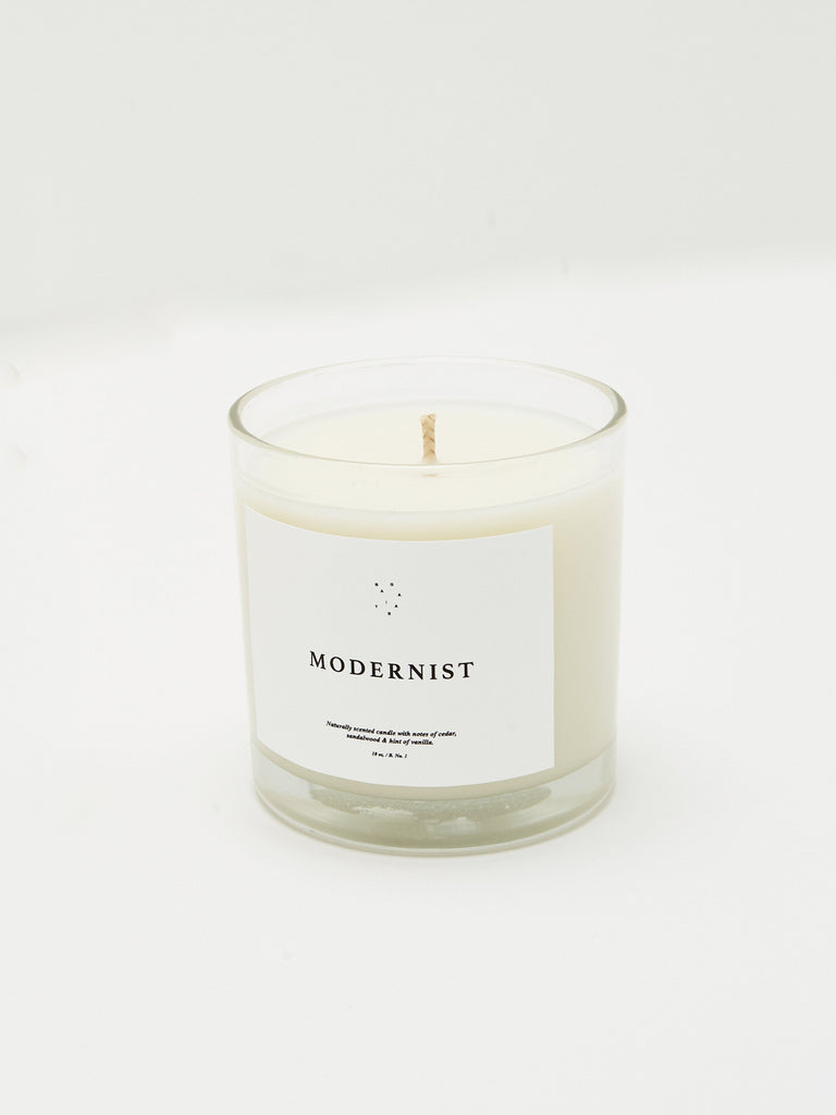 'Modernist' Candle