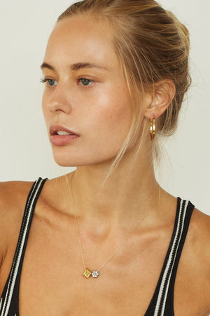 "N" Letter Block - rollover