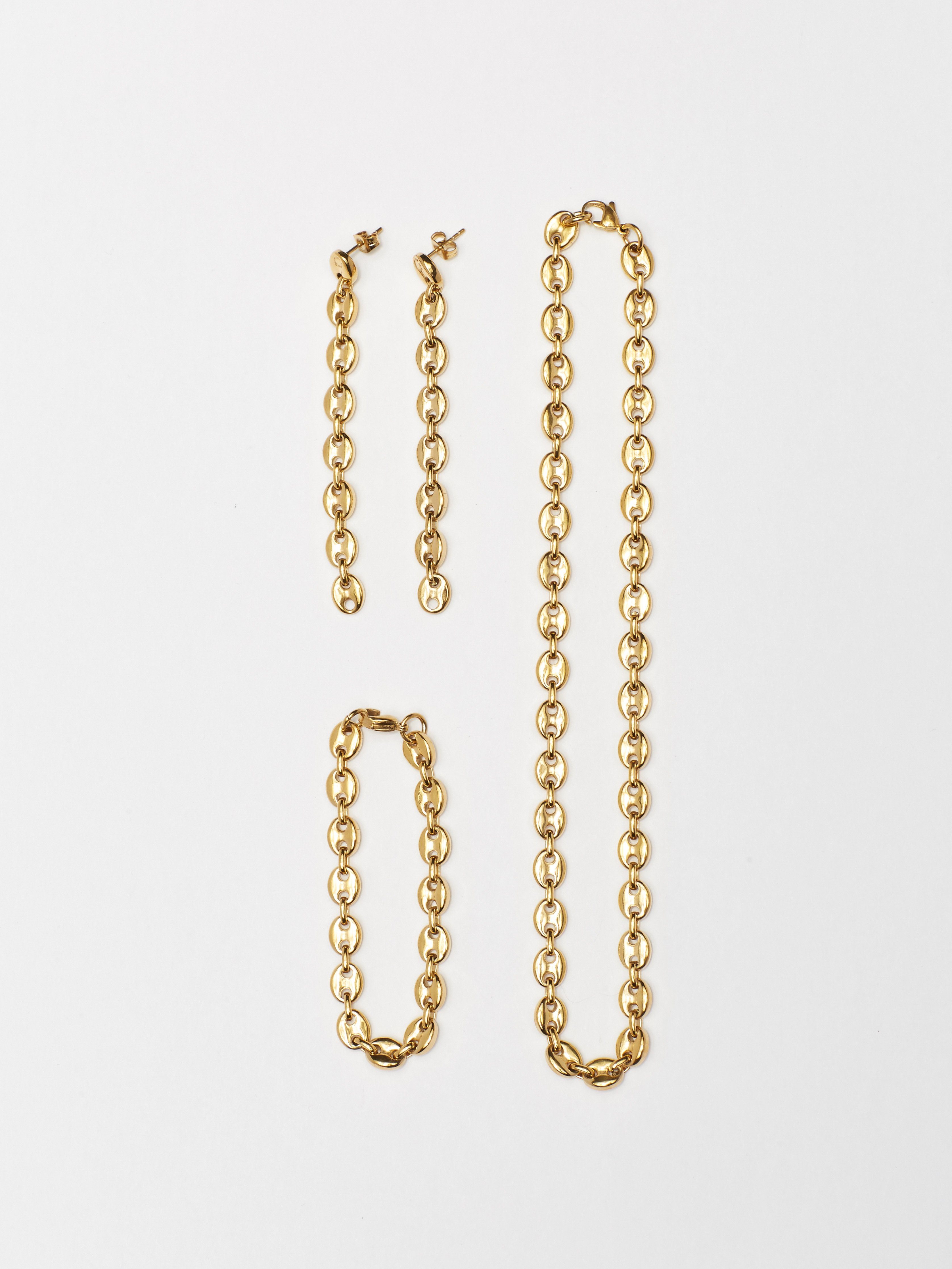 Full view flat lay of the Onia Collection by Bagatiba 