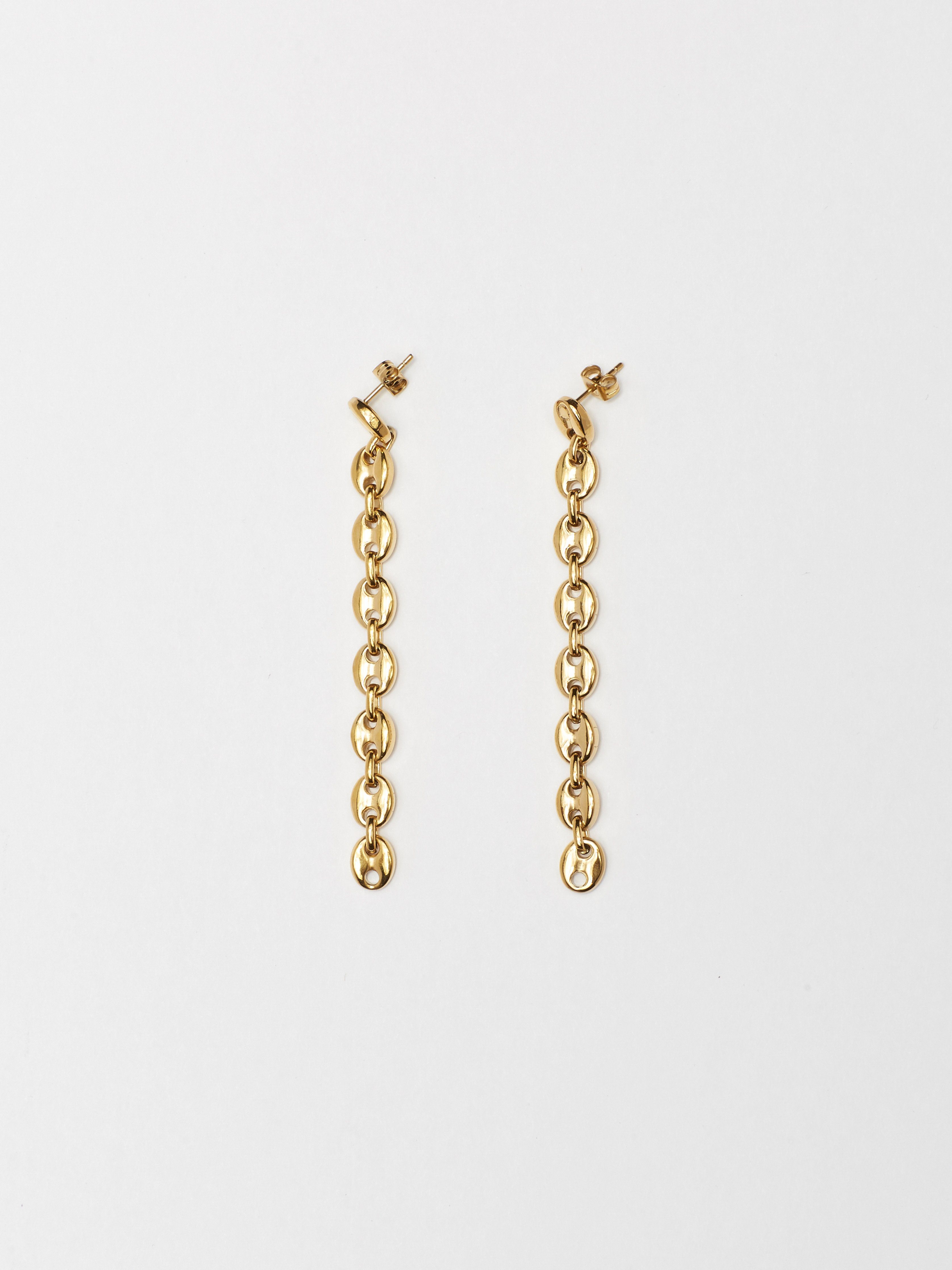 Full view flat lay of Onia Drop Earrings Earrings Bagatiba 